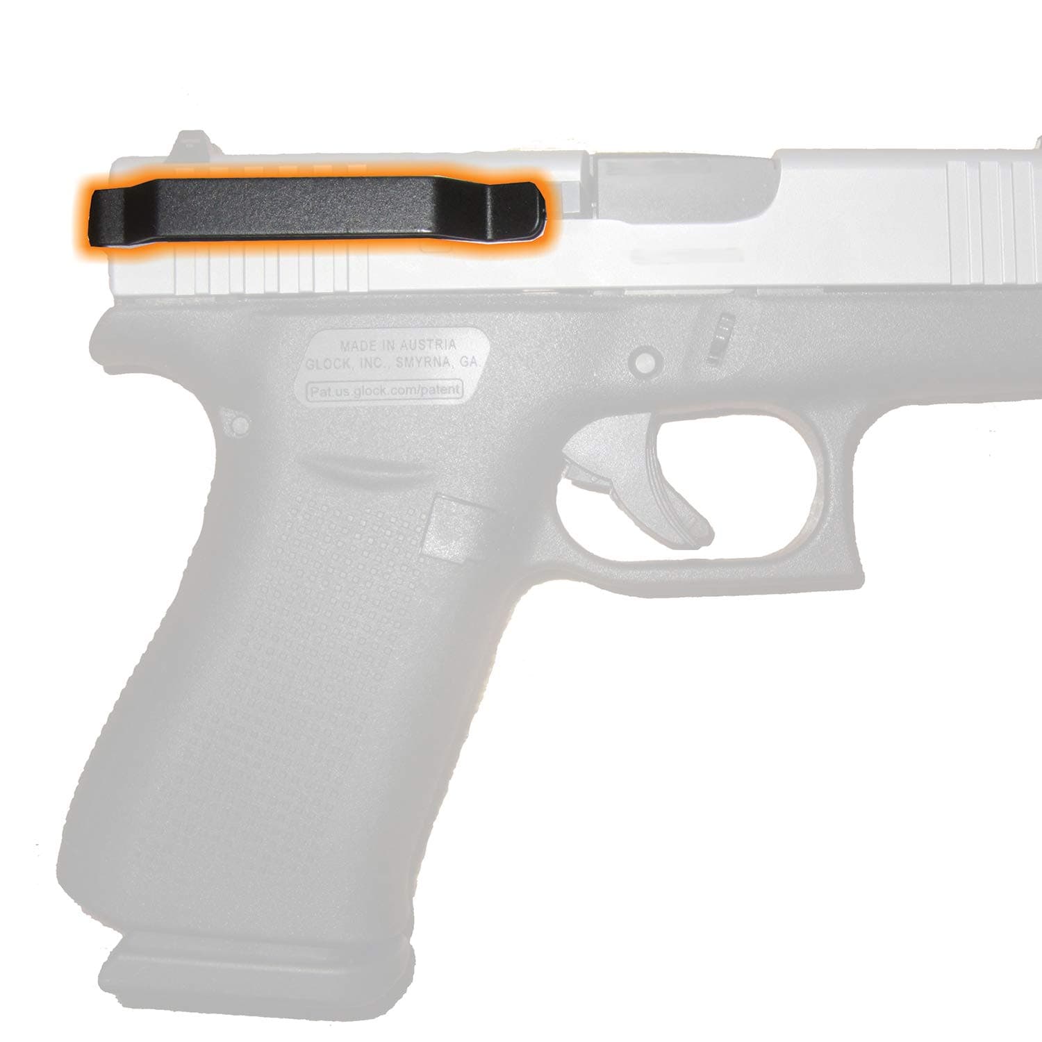 Gun Clip, Low Profile Slim Concealed Carry Easy Install American Made