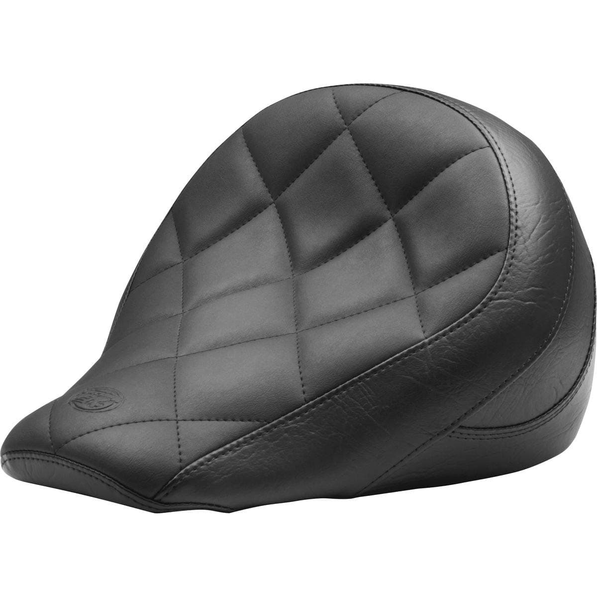 Mustang Motorcycle Seats 76842 Standard Touring Solo Seat for Indian Scout Bobber 2018-'21, Diamond, Black