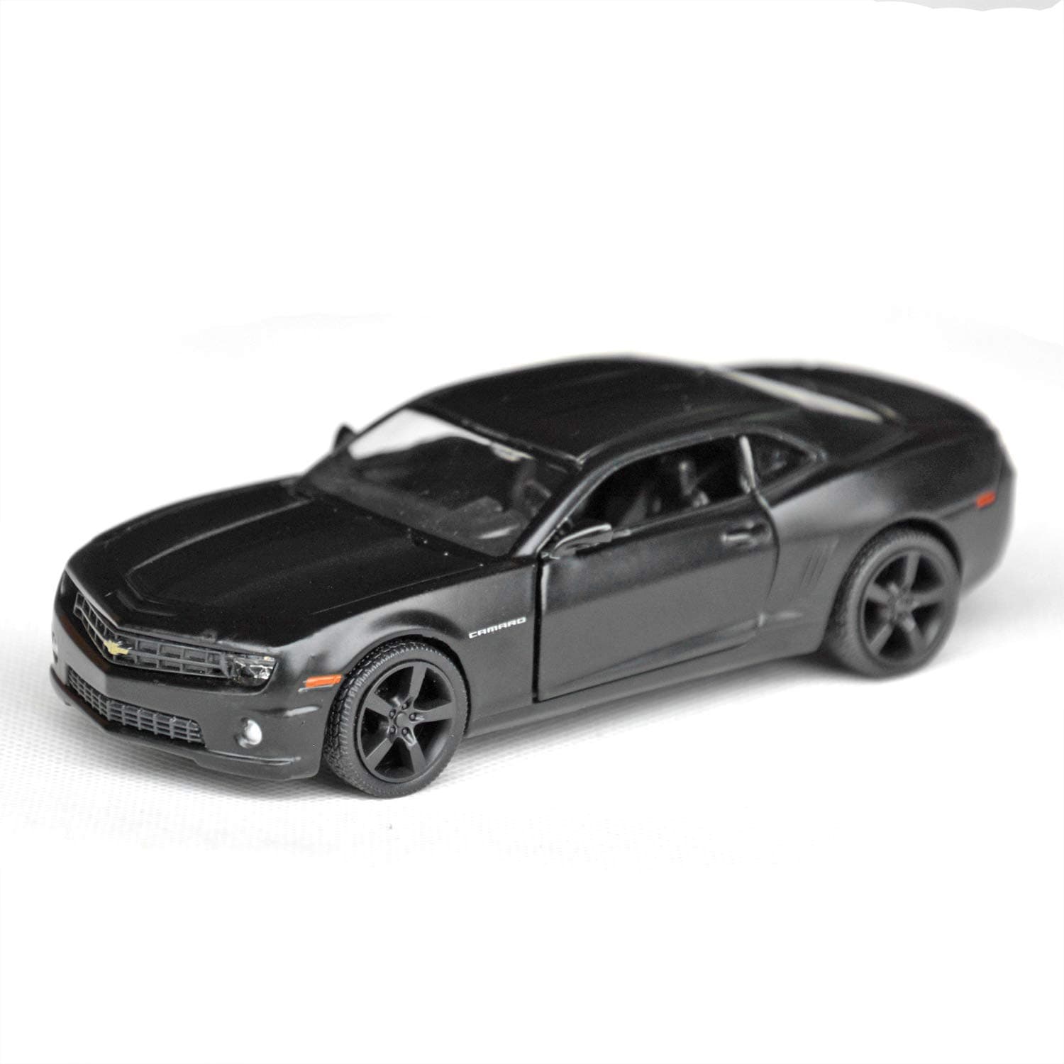 1:32 Scale Supercar Styling Alloy Die-Cast Car Model Collection Decoration Ornaments, Kids Play Vehicle Toys with Pull Back Action and Open Doors (Camaro - Black)