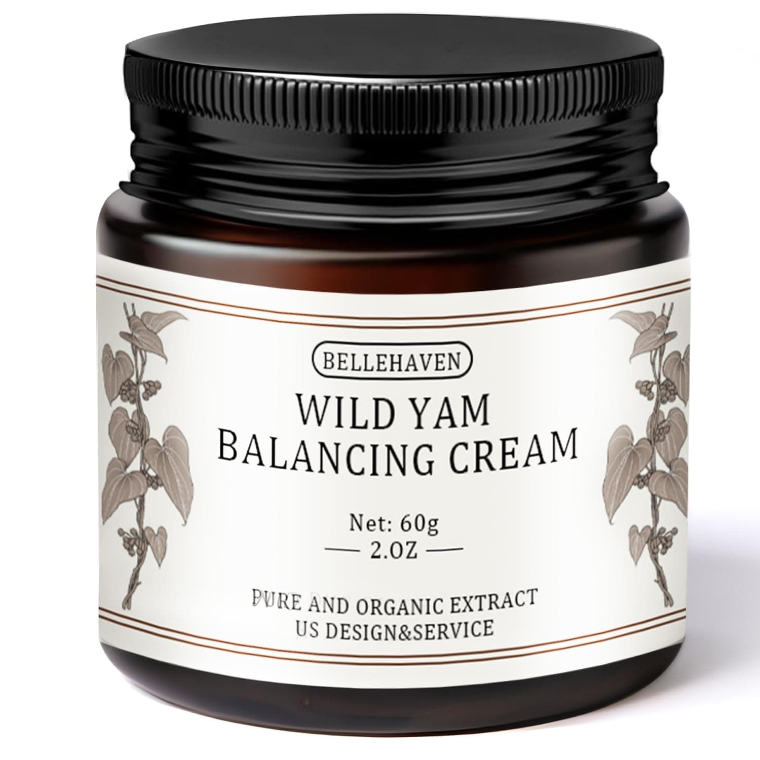 Wild Yam Cream,Organic Wild Yam Cream for Hormone Balancing Cream Natural Ingredients, Lavender Scent, Suitable for All Skin Types, PMS & Menopause Relief,2oz/60g