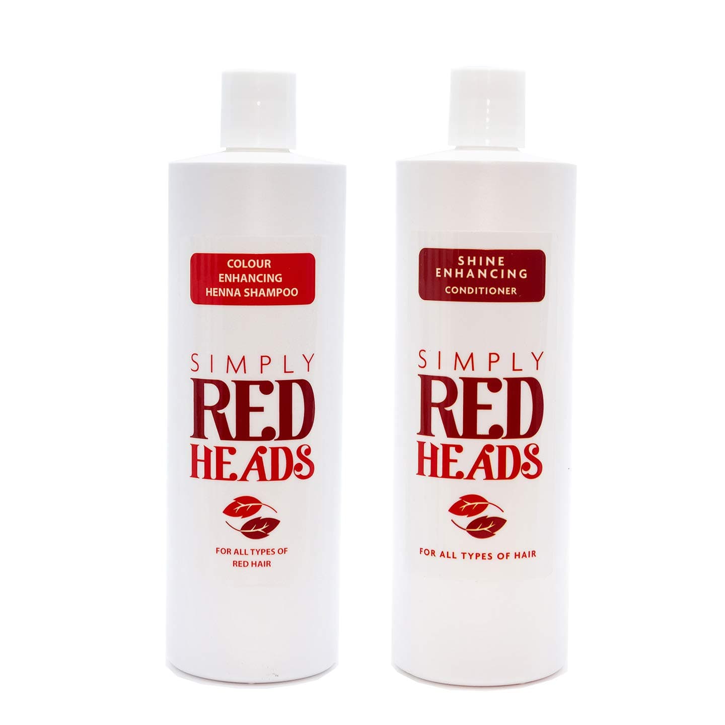 Twin Pack Colour Enhancing Shampoo and Shine Enhancing Conditioner for Red hair (500ml bottles)