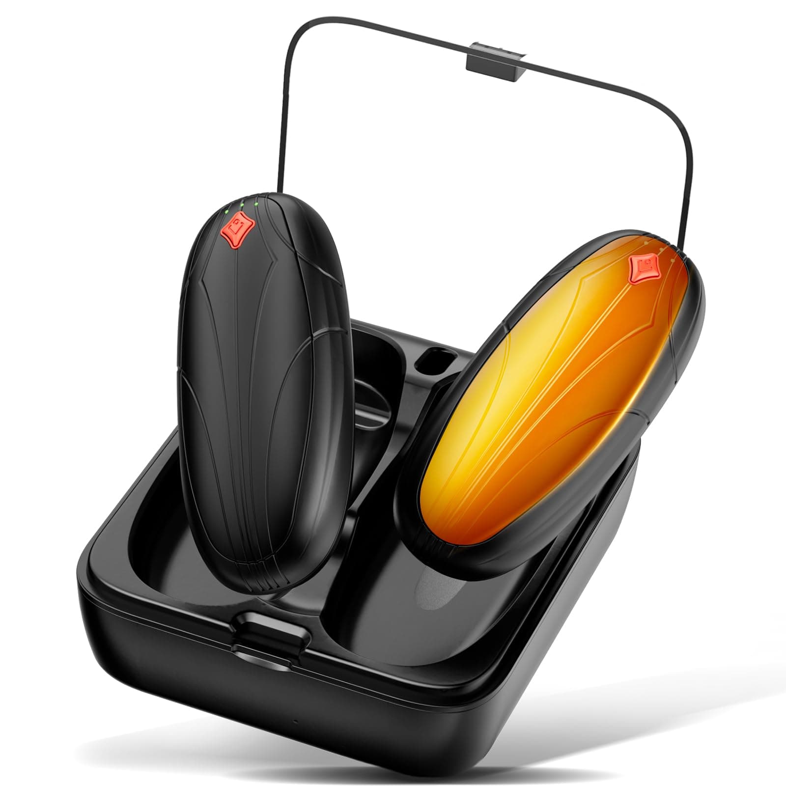 MiatonElectric Hand Warmers Rechargeable 2 Pack 14000mAh, Portable Hand Heater Battery Powered Pocket Warmers, Women Men Gifts for Chrismas, Camping,Outdoor Hunting Gear and Accessories