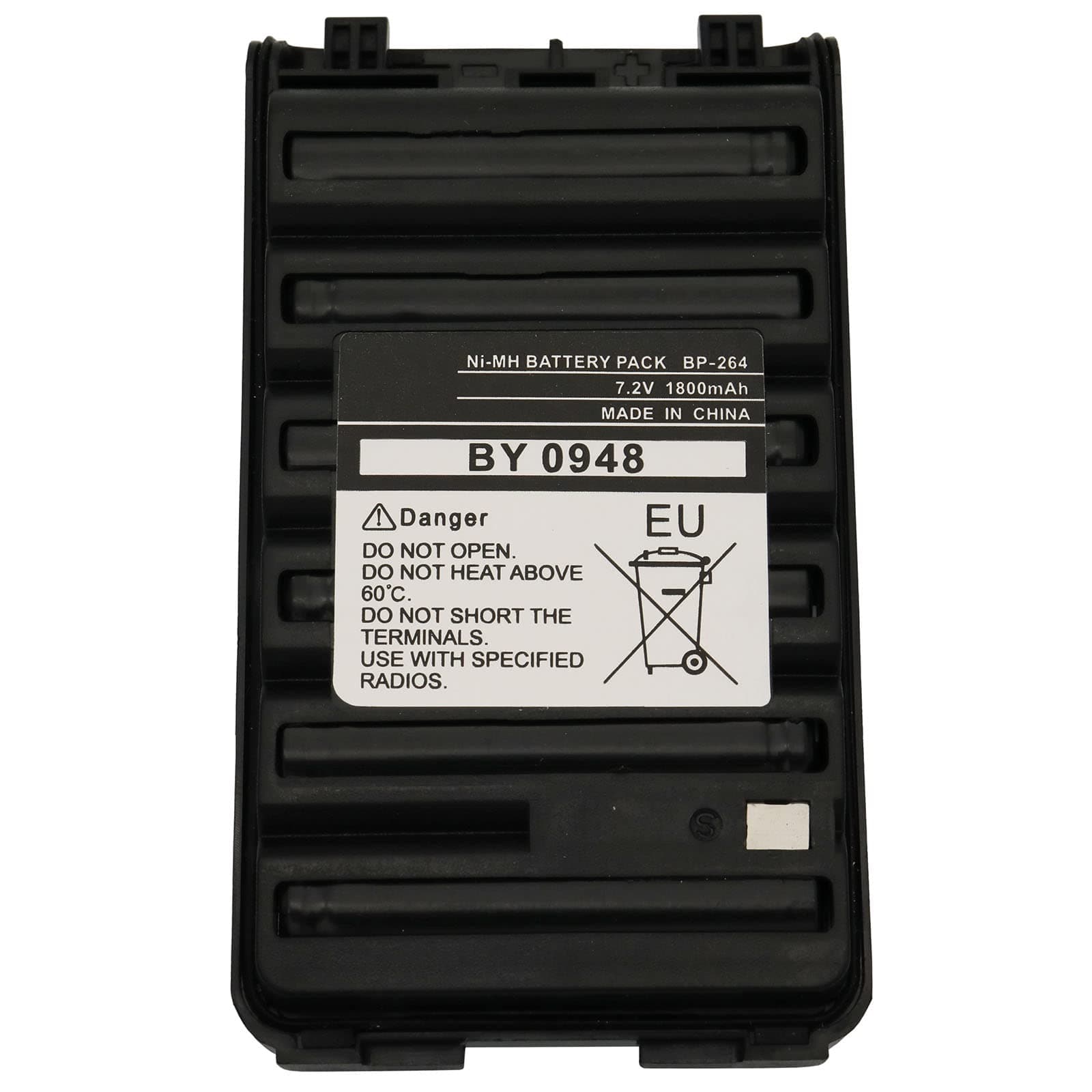 Karier BP-264 1800mAh Ni-MH Battery for ICOM Radio IC-T70A IC-V80 IC-U80 IC-F3001 IC-F3101D IC-F3103D IC-F4101D F4001 BP265 with Belt Clip