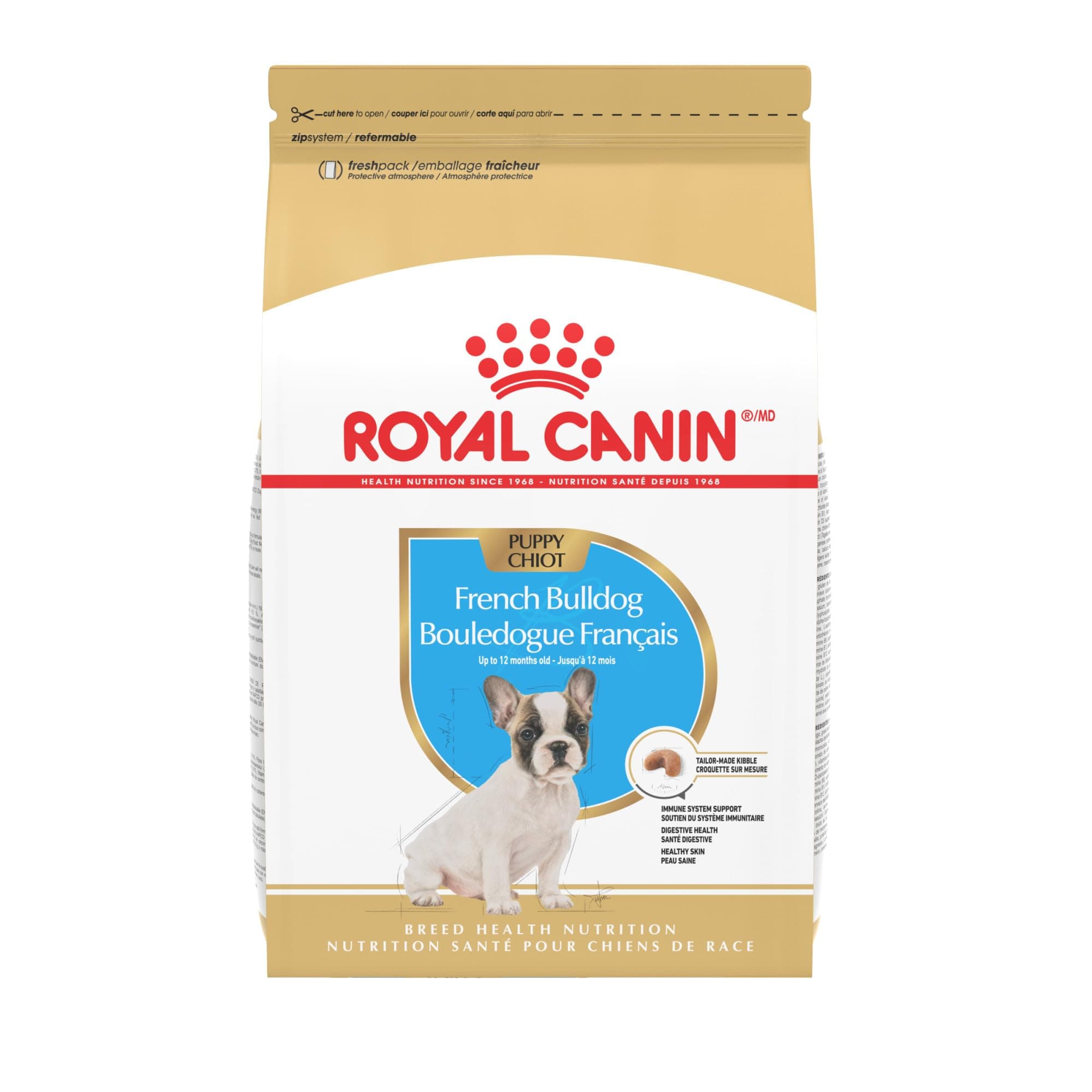 Royal Canin Breed Health Nutrition French Bulldog Puppy Dry Dog Food, 10.5 lb Bag
