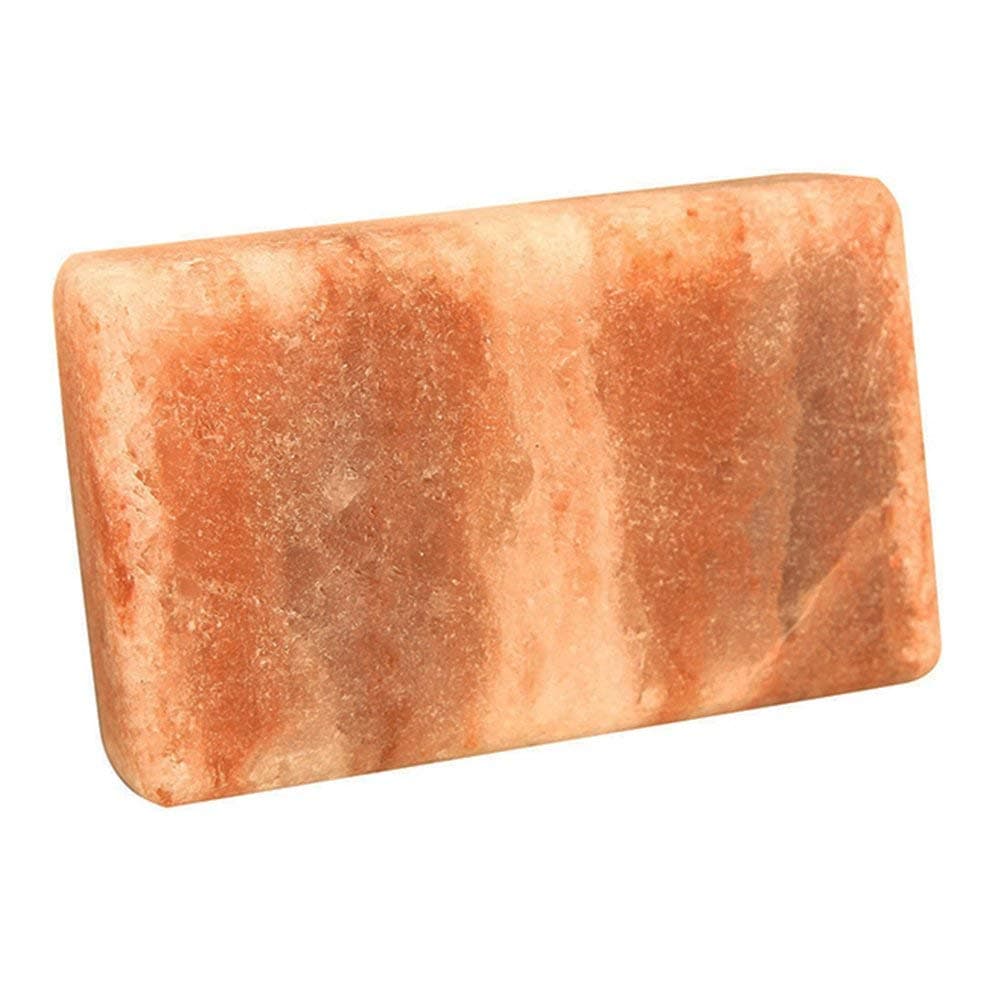 Himalayan Crystal Rock Salt | Bar Block Shape | Soap Bar/Deodorant/Hot Massage Stone (BAR X 1)