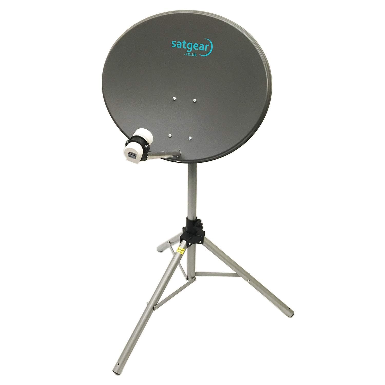 Satgear Twin Beam60 Portable Satellite Caravan Travel TV Kit For Use With Your Own Skybox (Use With SkyQ, With Satfinder)