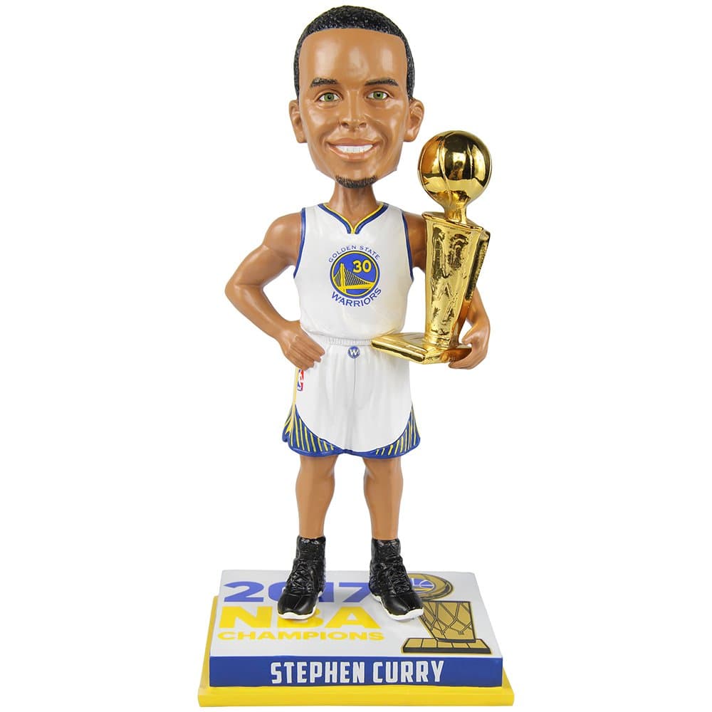 Forever Collectibles Stephen Curry Golden State Warriors 2017 NBA Champions Limited Edition Bobblehead