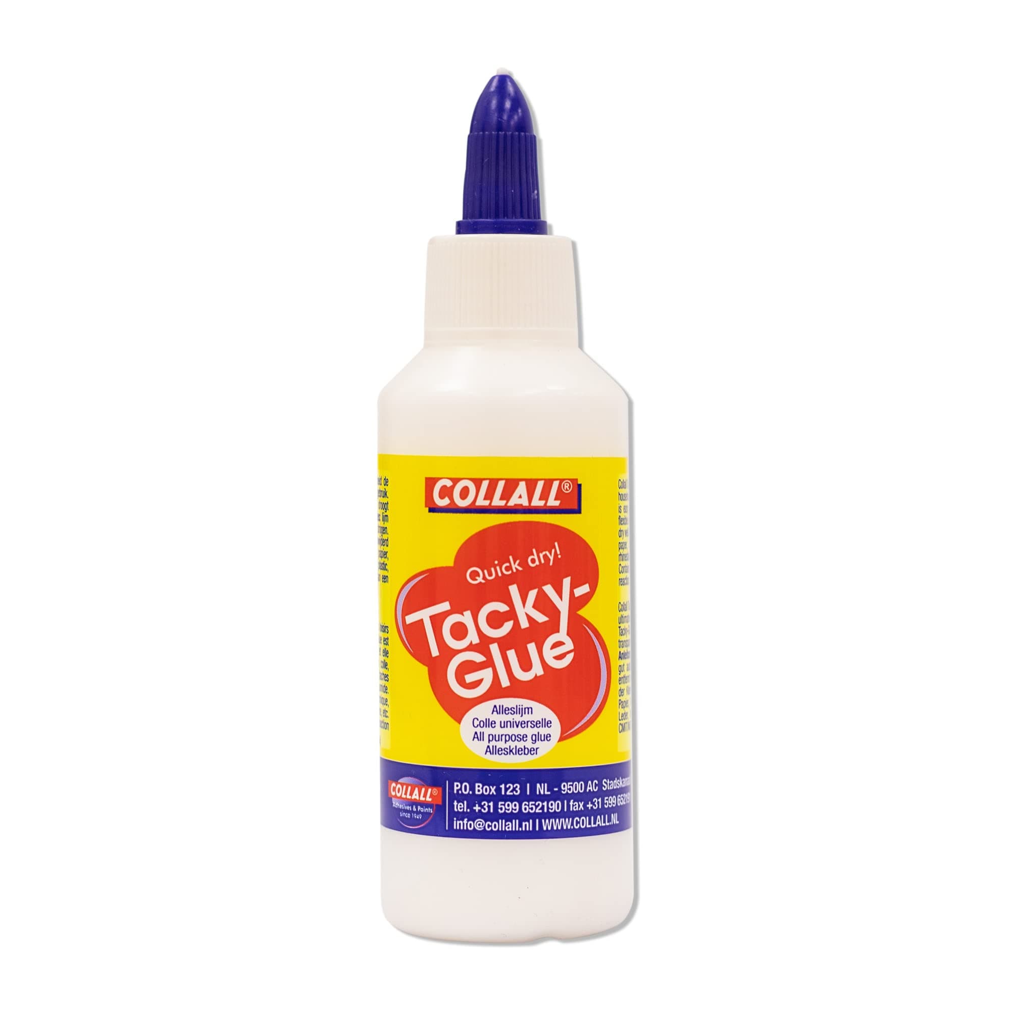 CollAll Tacky Glue - Perfect for Arts, Crafts & DIY - PVA Based, Flexible & Strong Bond - Adults & Kids Use - for Paper, Cardboard, Wood, Ceramics & More (100ml)