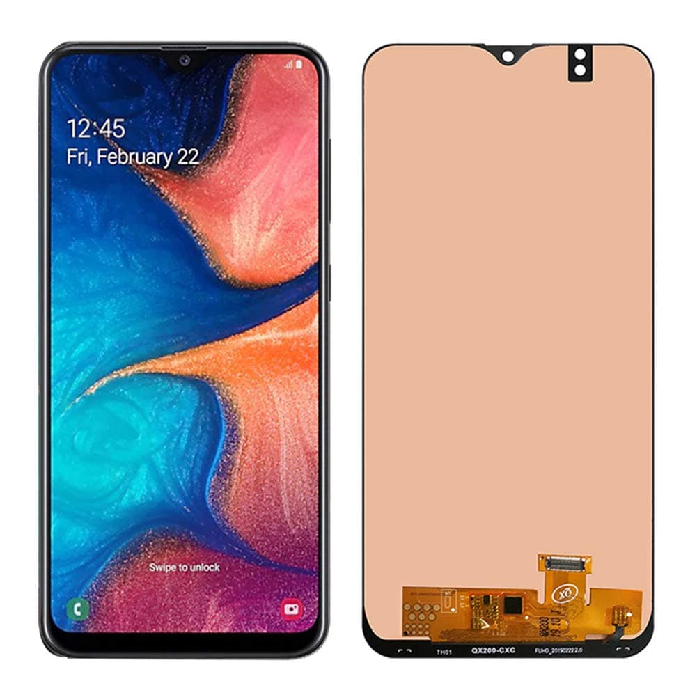 schicj133mm 6.0-Inch A20 LCD Digitizer (with Disassembly Tool) for Samsung Galaxy A20 A205 / Ds A205F A205Fd A205A Amoled Screen Touchscreen Digitizer Set Black