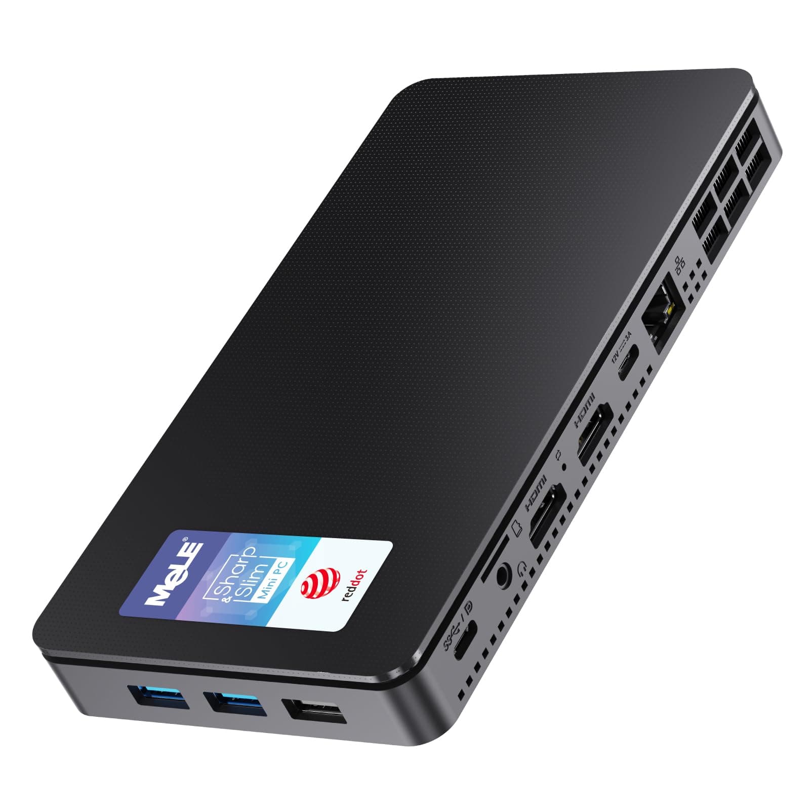 Mini PC Overclock X2 N95(up to 3.4GHz) Alder-Lake 12th Gen 16GB RAM 512GB Micro Computer Small Desktop for Office Education Home Triple Screen Display Full Function USB-C WiFi6 BT5.2