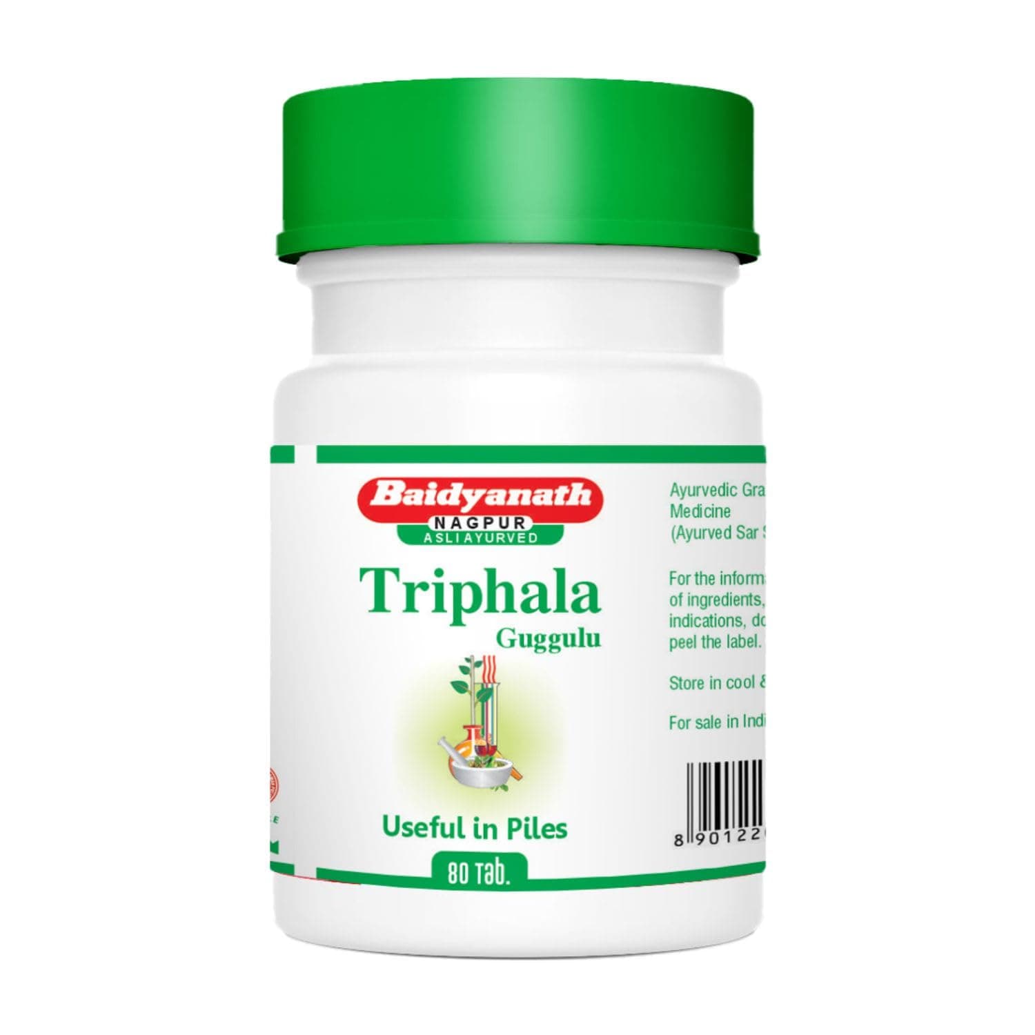 Baidyanath Asli Ayurved Triphala Guggulu 80 Tablets - Pack Of 2