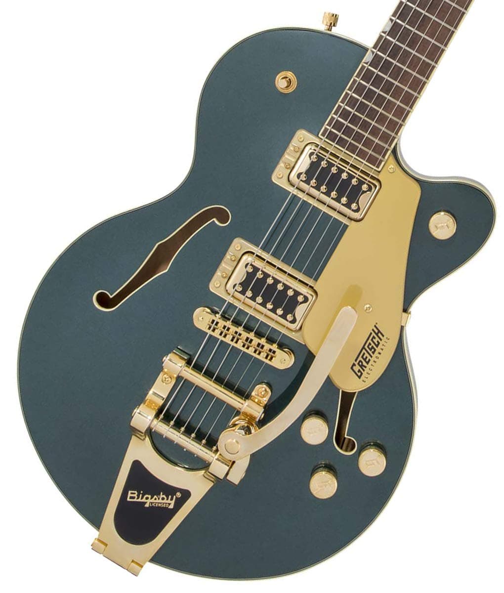 Gretsch G5655TG Electromatic Center Block Jr. Bigsby Green, Semi Acoustic Guitar