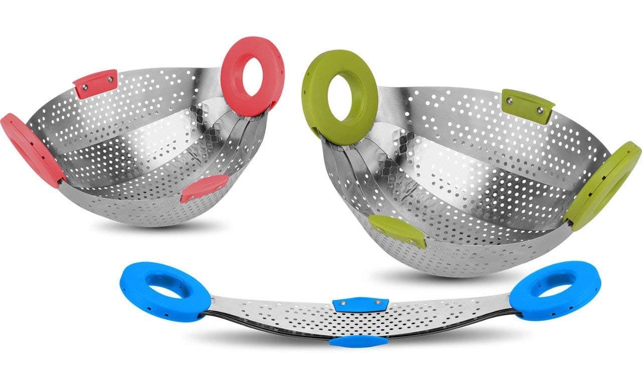 SAB Sellers - Multipurpose Colander Strainer 400ml, Fruit Basket/Veg. Basket/Steamer/Rice Strainer/Washer (Multi-Color)