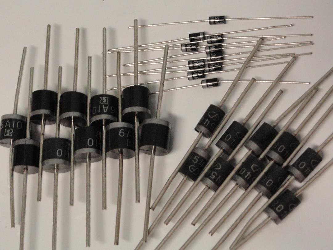 30 Pack Assortment of Power Diodes 1A 3A 6A Amps