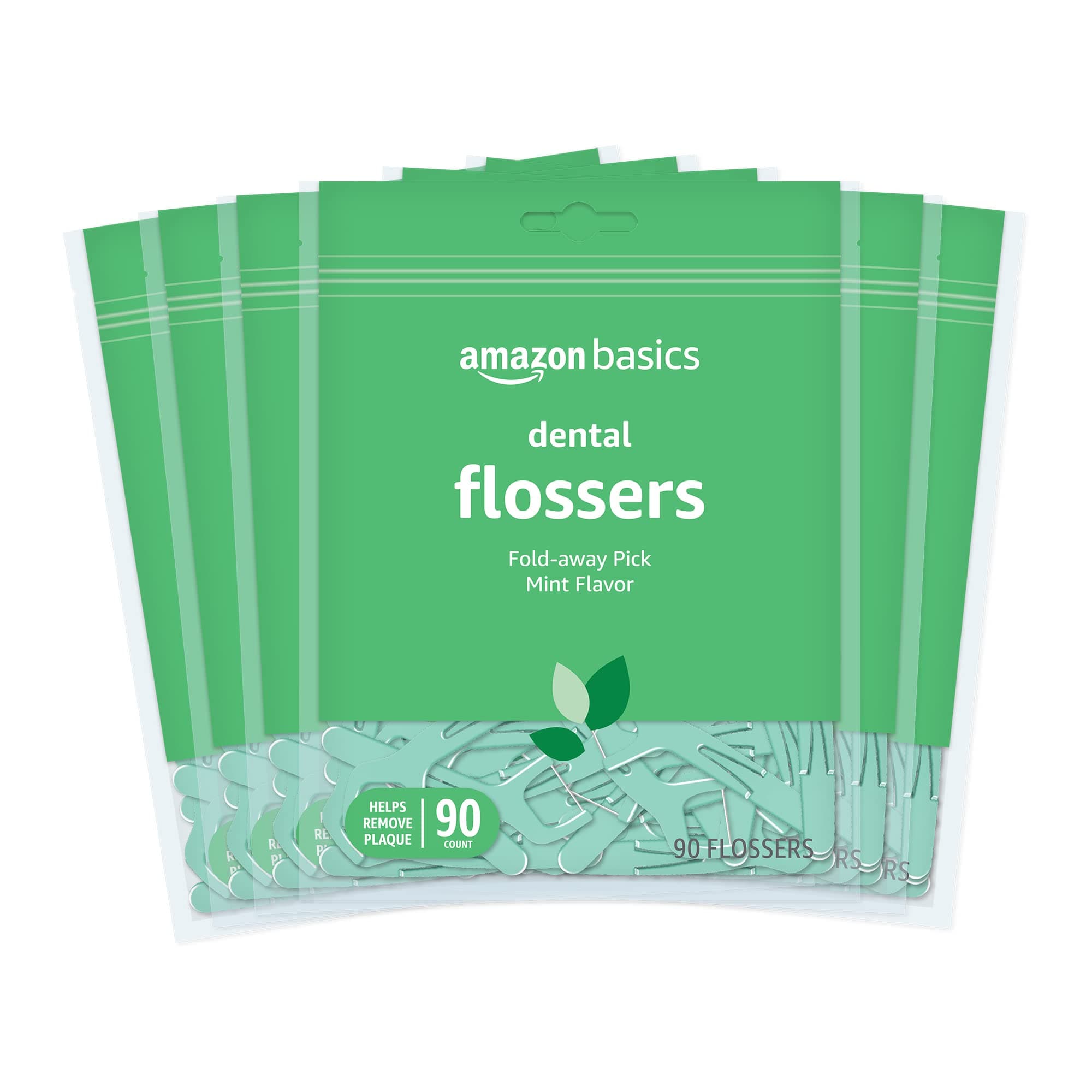 Mint Dental Flosses, 540 Count, 6 Packs of 90