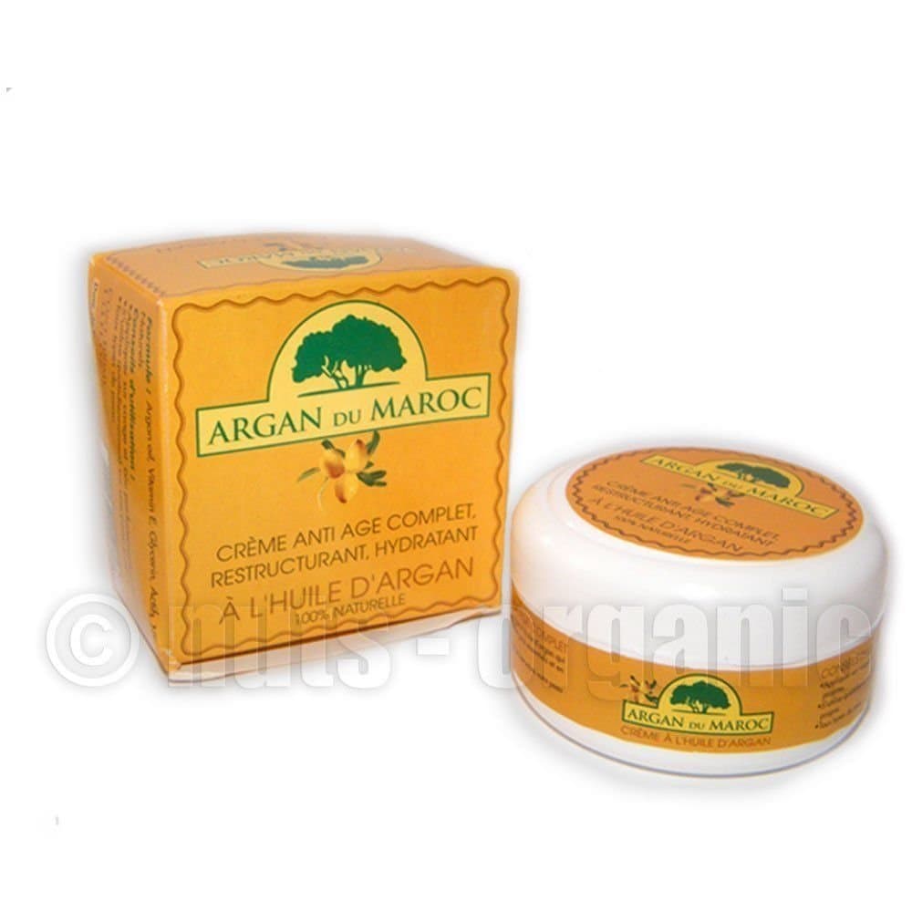 CREAM ANTI ÂGE FULL / COMPLETE : RESTRUCTURING, MOISTURIZER À LOIL OFARGAN 100% NATURAL ,POT 100ML