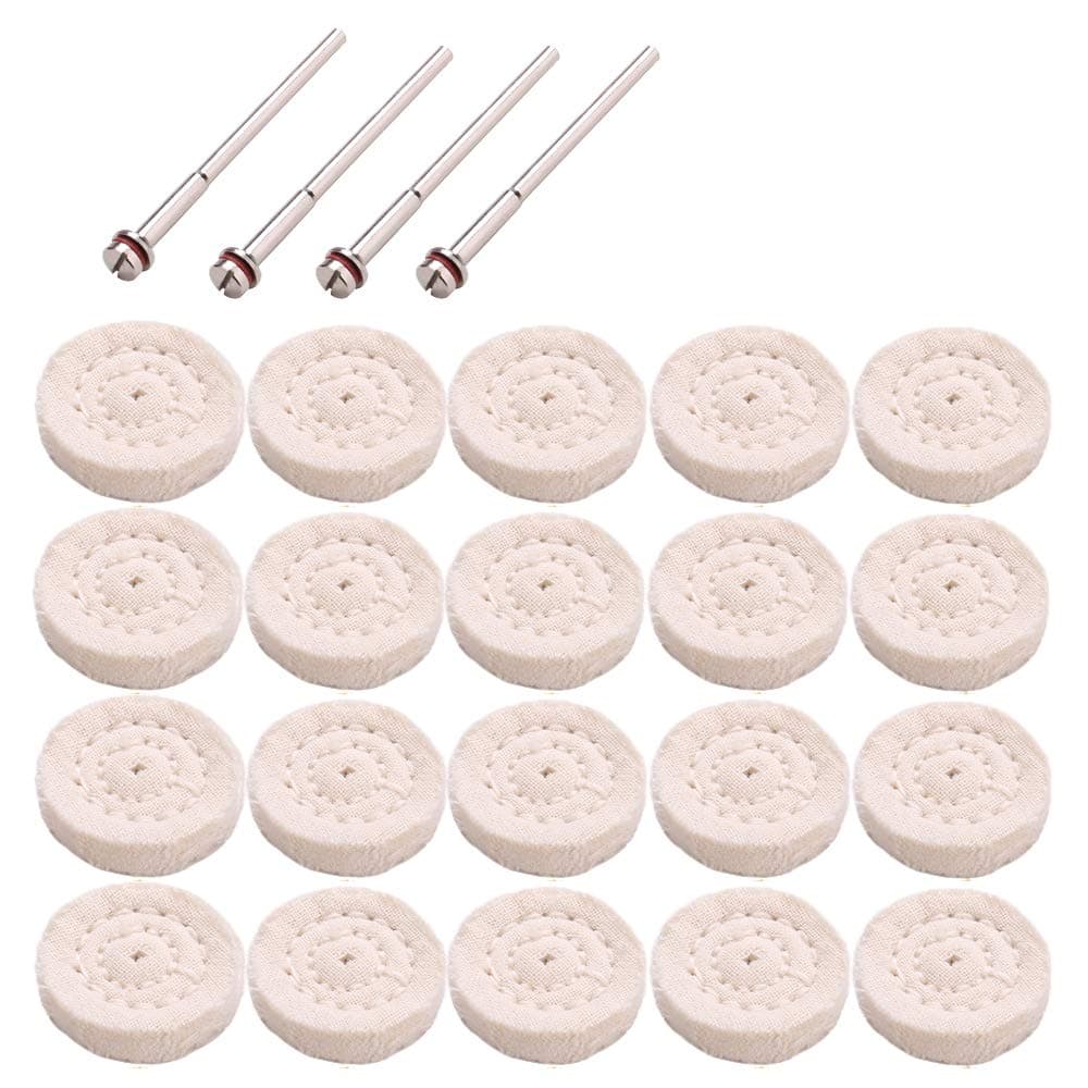 Mini Buffing/Polishing Wheel Muslin Buffs for Dremel Rotary Tool