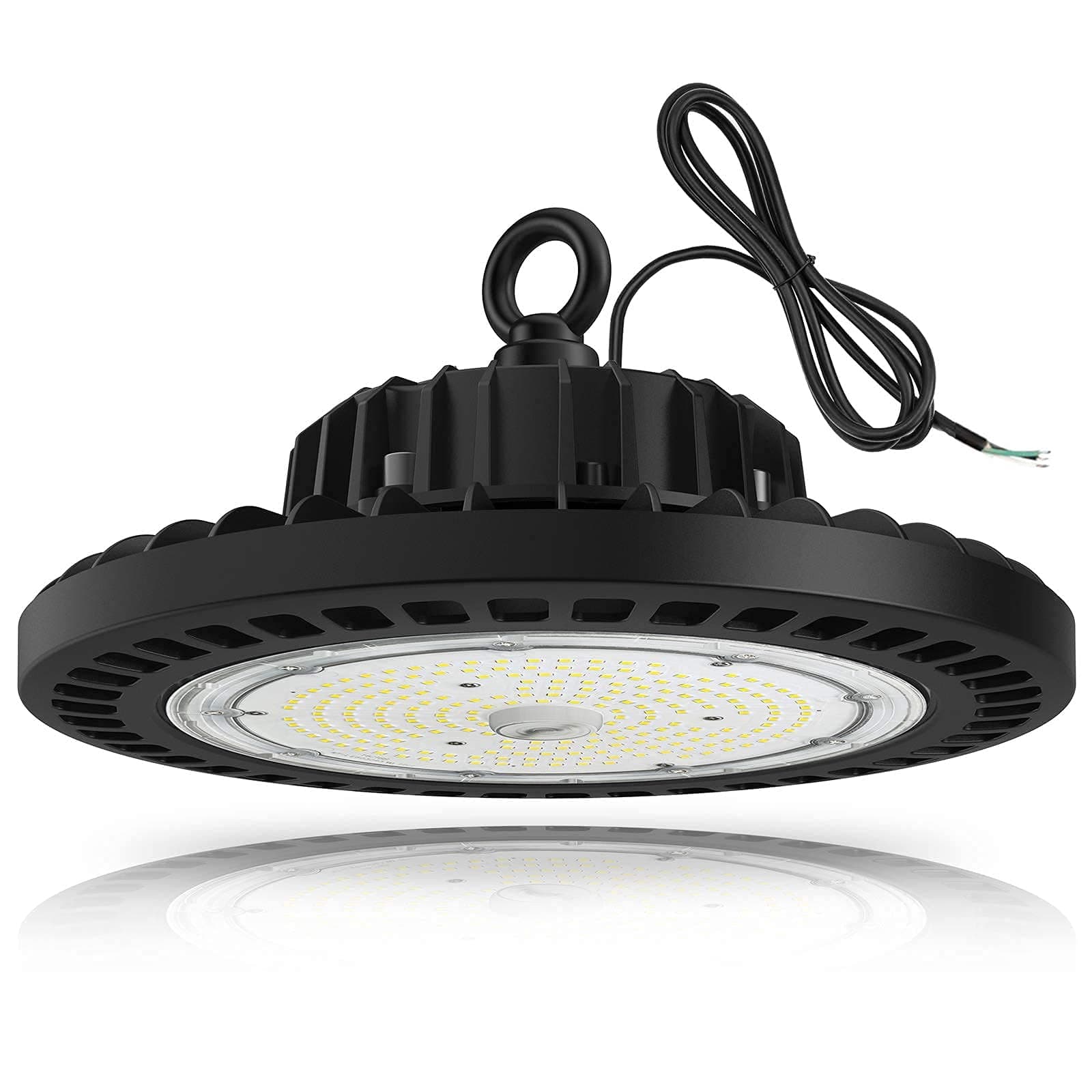 UFO LED High Bay Light 5000K ETL&DLC Listed (600W HID/HPS Equivalent), Super Bright LED Shop Garage Warehouse Lighting Lamp Fixture, IP65 Waterproof (with UL Approved 5’ Cable) (150)