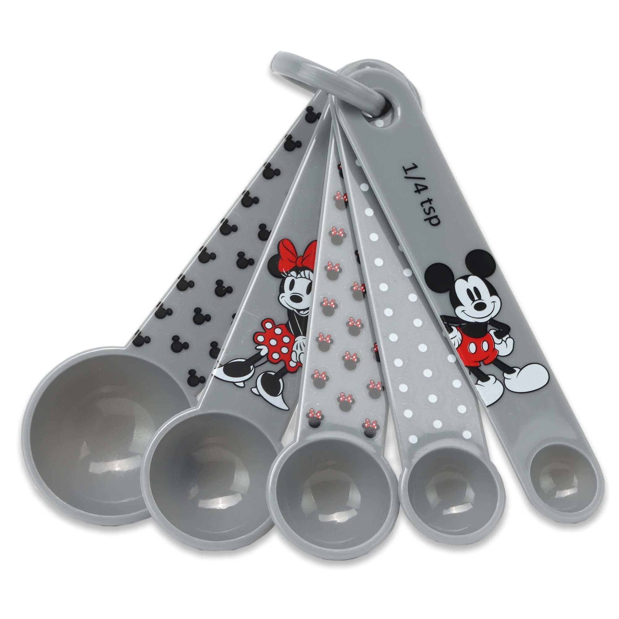 Disney Mickey and Minnie Mouse Measuring Spoons - Adorable Mickey Mouse Measuring Spoons for Kitchen
