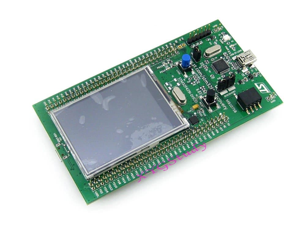 32F429IDISCOVERY STM32F429I-DISCO STM32F4 Discovery Kit STM32F429 STM32F429ZIT6 MCU Discovery Development Board embedded ST-LINK/V2 debugger @XYG
