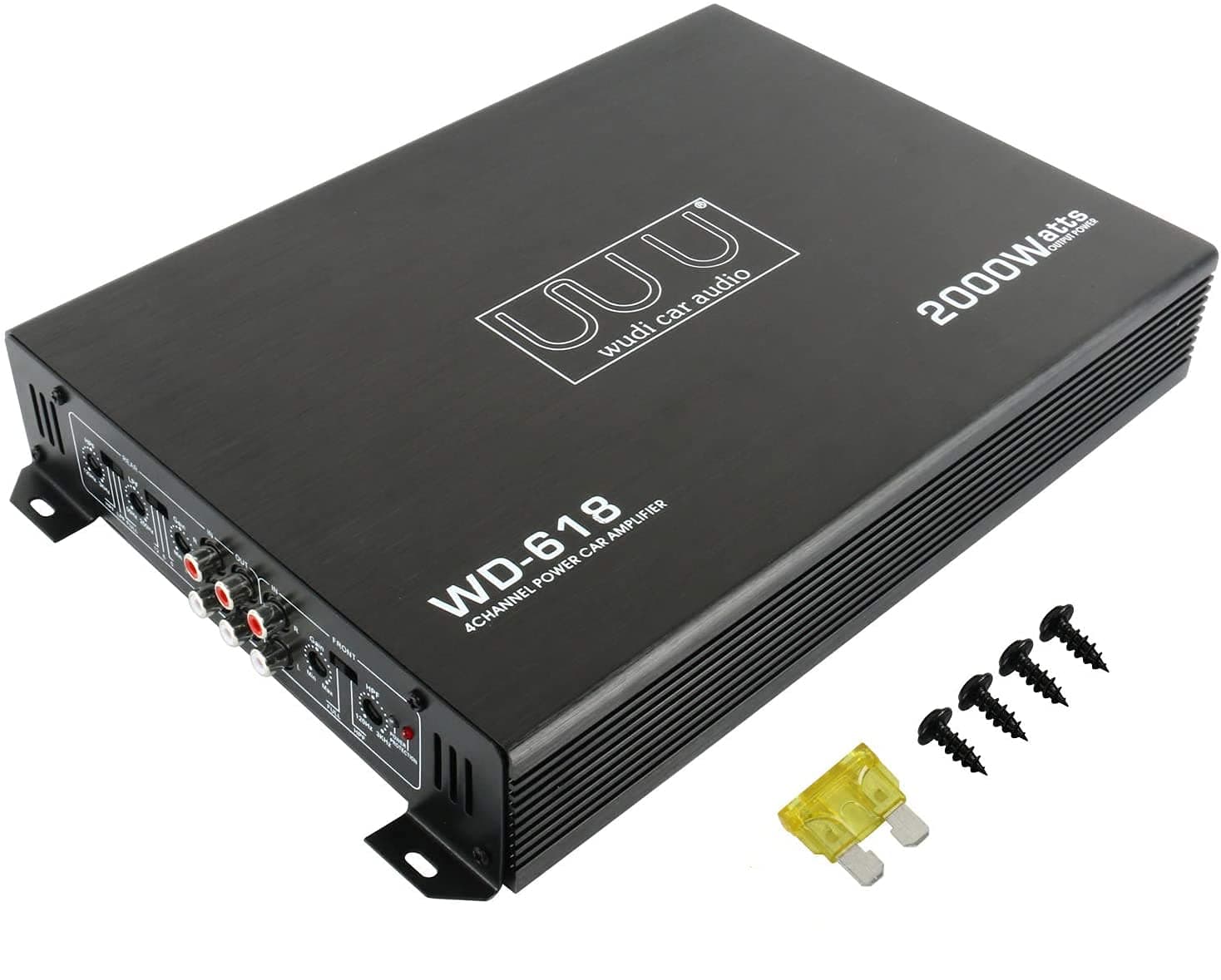 YaeCCC 1500W 4 Channel Amplifier Car Audio Car Amplifier Subwoofer Amplifier