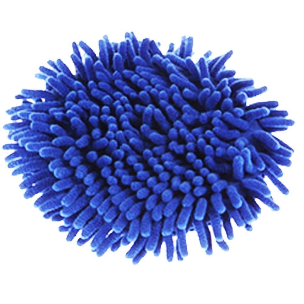 meioro 360 Car Spin mop Replacement Head,Microfiber Chenille Scratch-Free Replacement Cleaning Mop Head (Blue Head only)