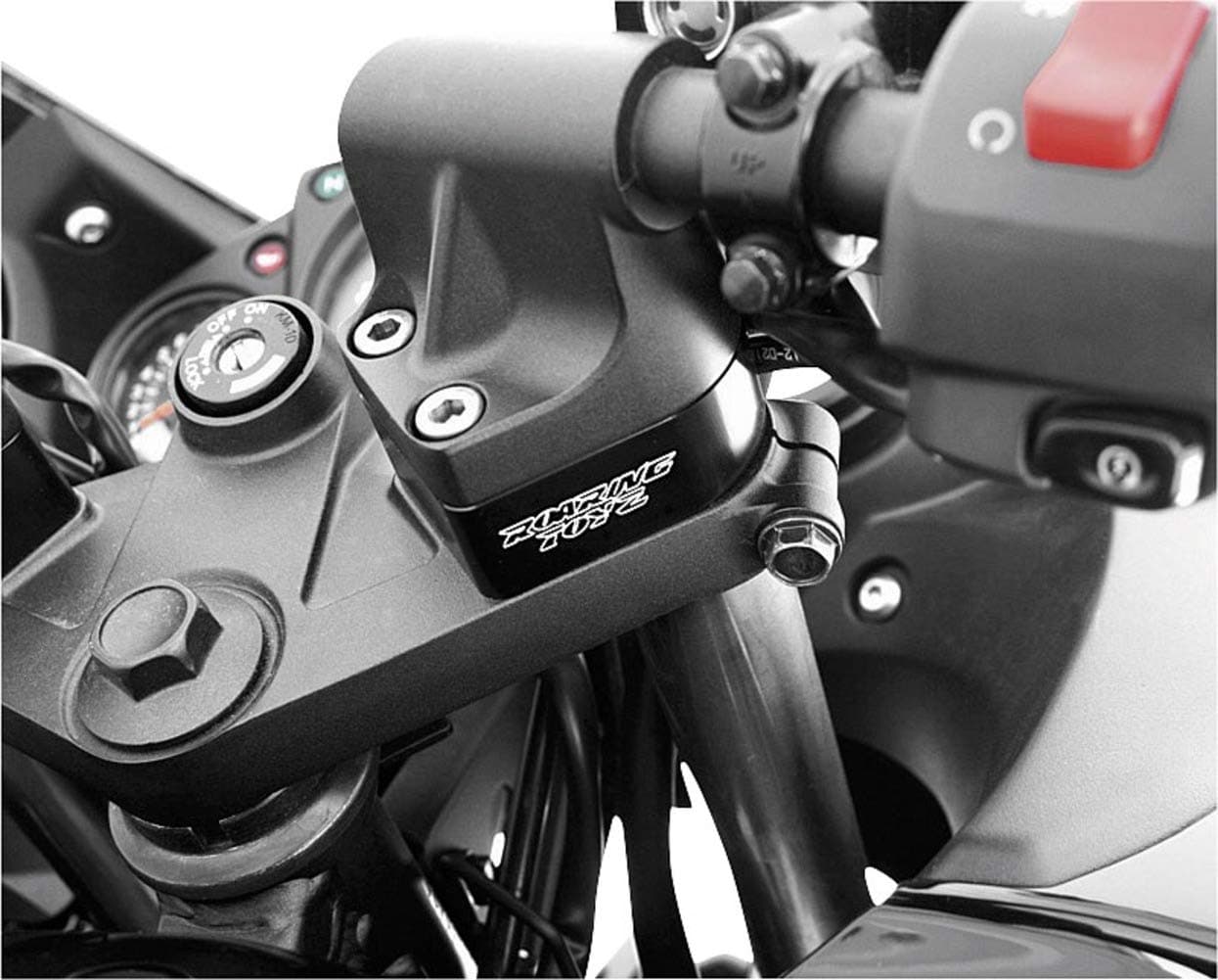 Roaring Toyz Handlebar Risers - Lowering Block - Black - 1in. Rise RTK725JB