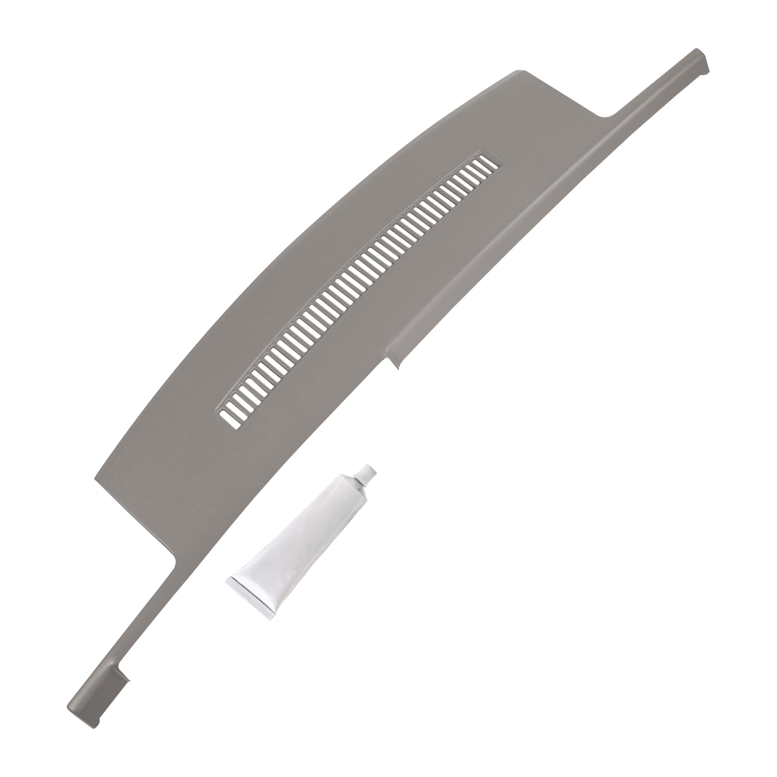 Dash Cover Compatible with 1988-1994 C1500 C2500 C3500 K1500 K2500 K3500 Silverado Sierra Tahoe Yukon Suburban in Light Grey (AKA Warmer Grey) - Hard Molded Plastic Dashboard Cap