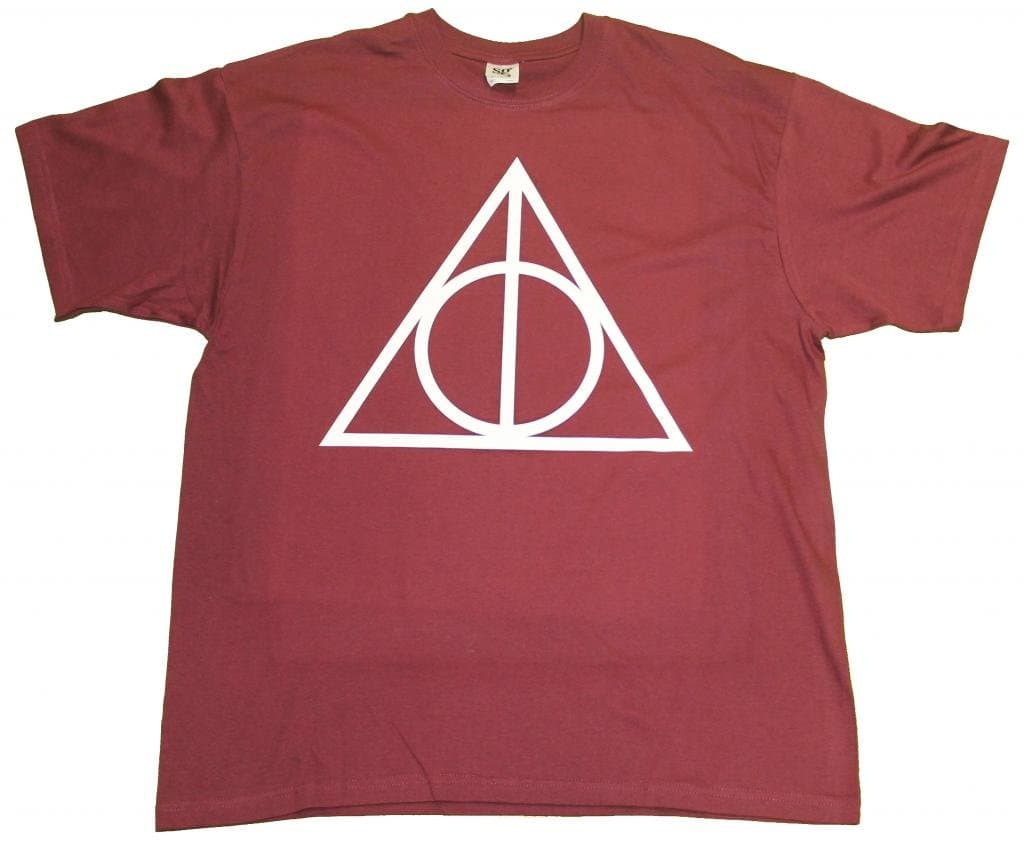 21 Century Clothing Men's Deathly Hallows Harry Potter Symbol T - Shirt