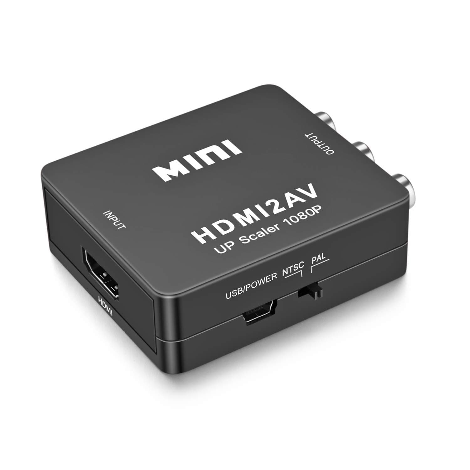 URWOOW 1080P HDMI to RCA HDMI to AV 3 RCA CVBs Composite Video Audio Adapter Converter Blu Ray Player PS3 Sky HD Box