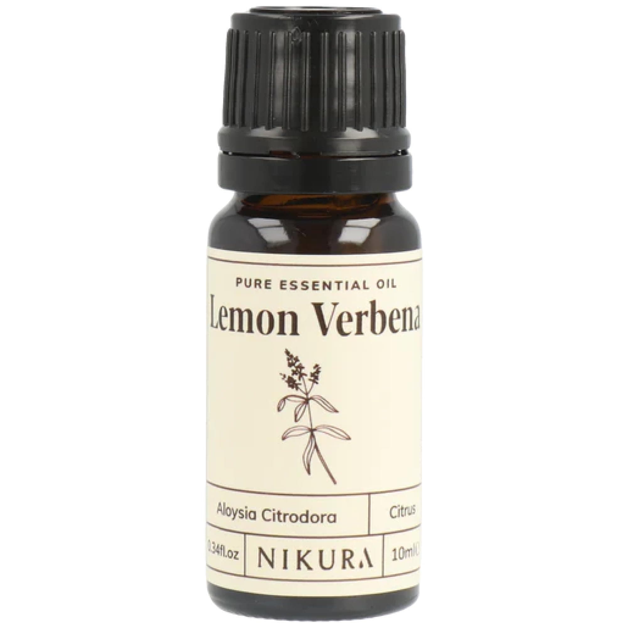 Lemon Verbena Essential Oil - 10ml | 100% Pure Natural Oils | Perfect for Repelling Insects, Cleaning, Diffusers, Humidifier | Great for Self Care, Massage | Vegan & UK Made