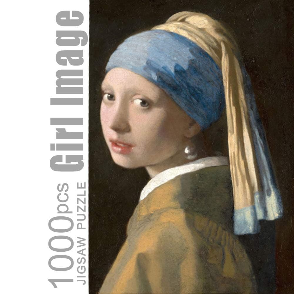 Jigsaw Puzzles 1000 Pieces for Adults Educational Fun Game Intellectual Decompressing Interesting Puzzle Girl Image