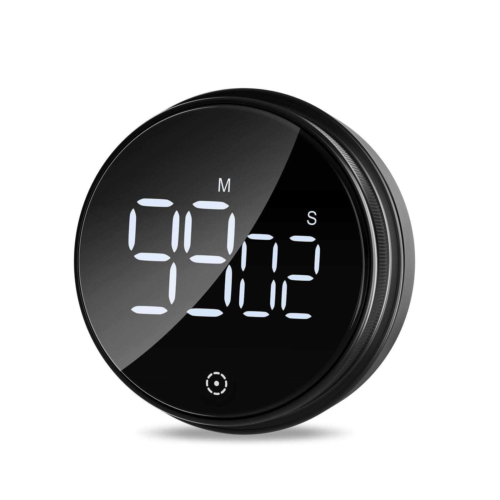 Magnetic Digital Kitchen Timer, Large LED Screen Timer with 3 Volume Levels, Short Time Egg Timer, Stopwatch, Digital Countdown Countup for Cooking, Baking, Sports, Studying etc.