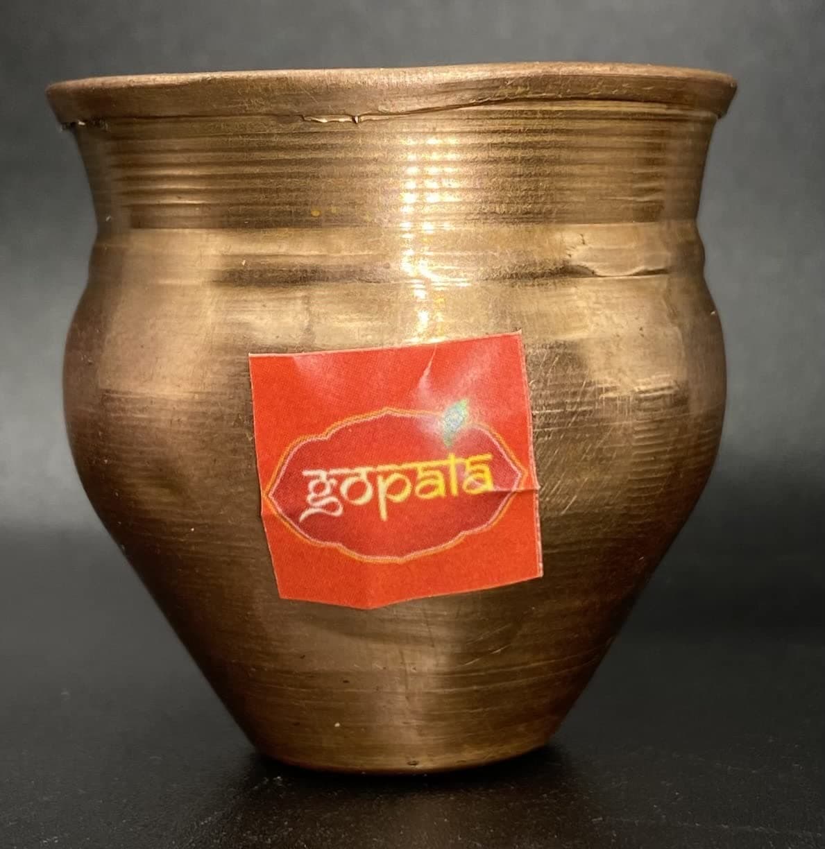 KTD Gopala Copper Kalash For Temple 4.2cm Approx