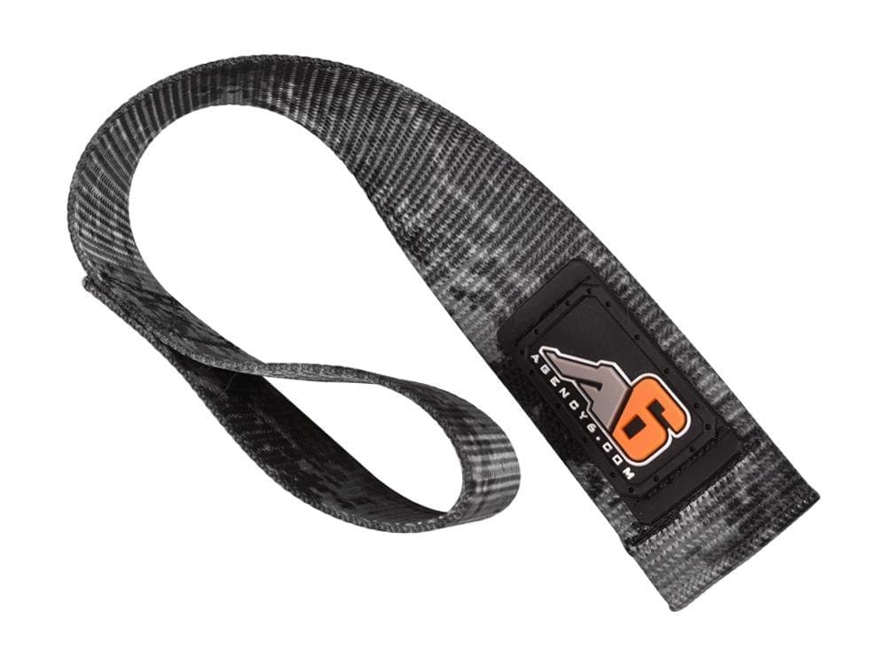 Agency 6 Winch Hook Pull Strap - Digital Grey CAMO - 1.5 INCH Wide - Heavy Duty - Made in The U.S.A.