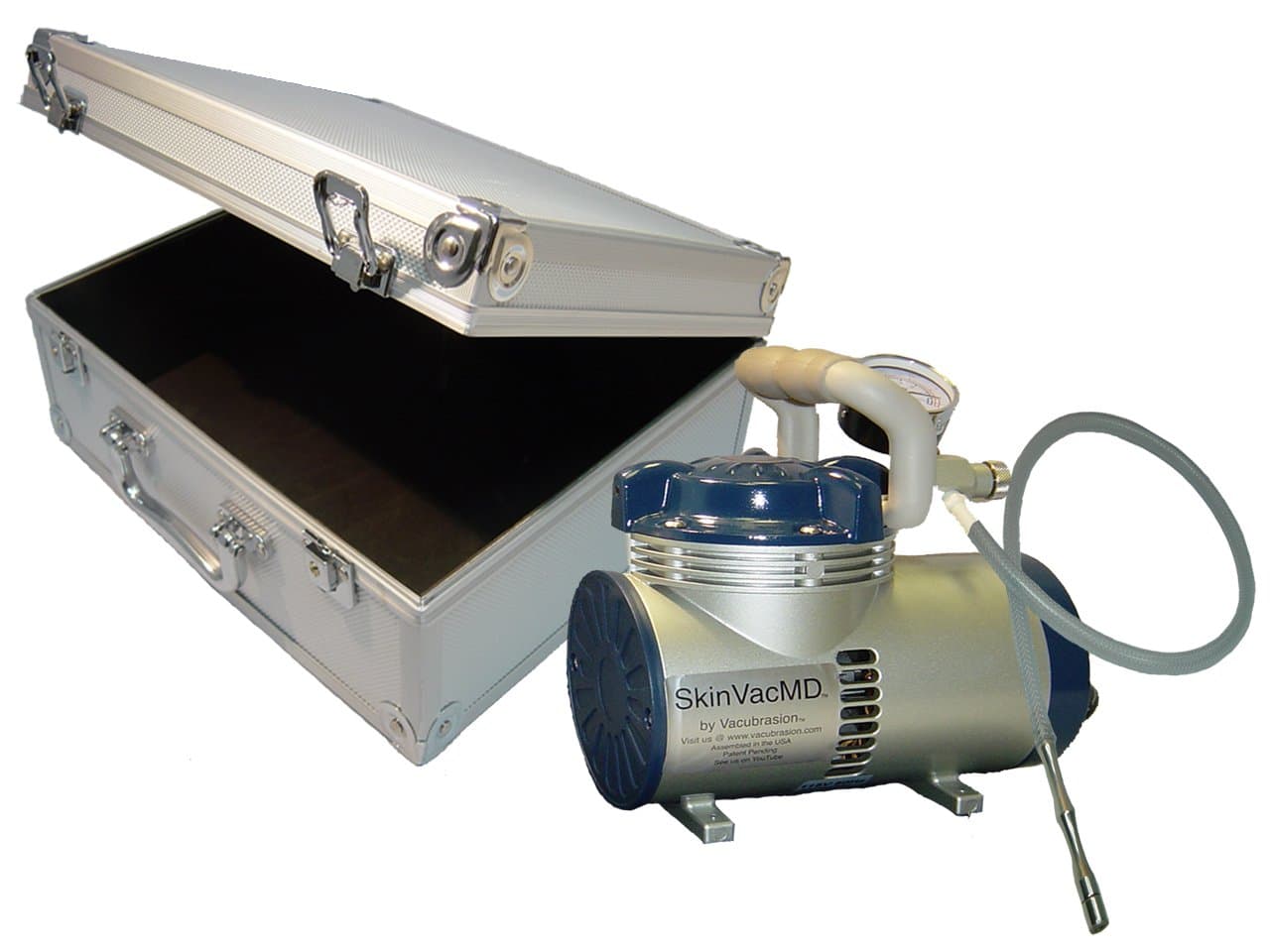 UltraRadiance: Pro Series Platinum Portable Quiet Microdermabrasion System with Metal Flight Case