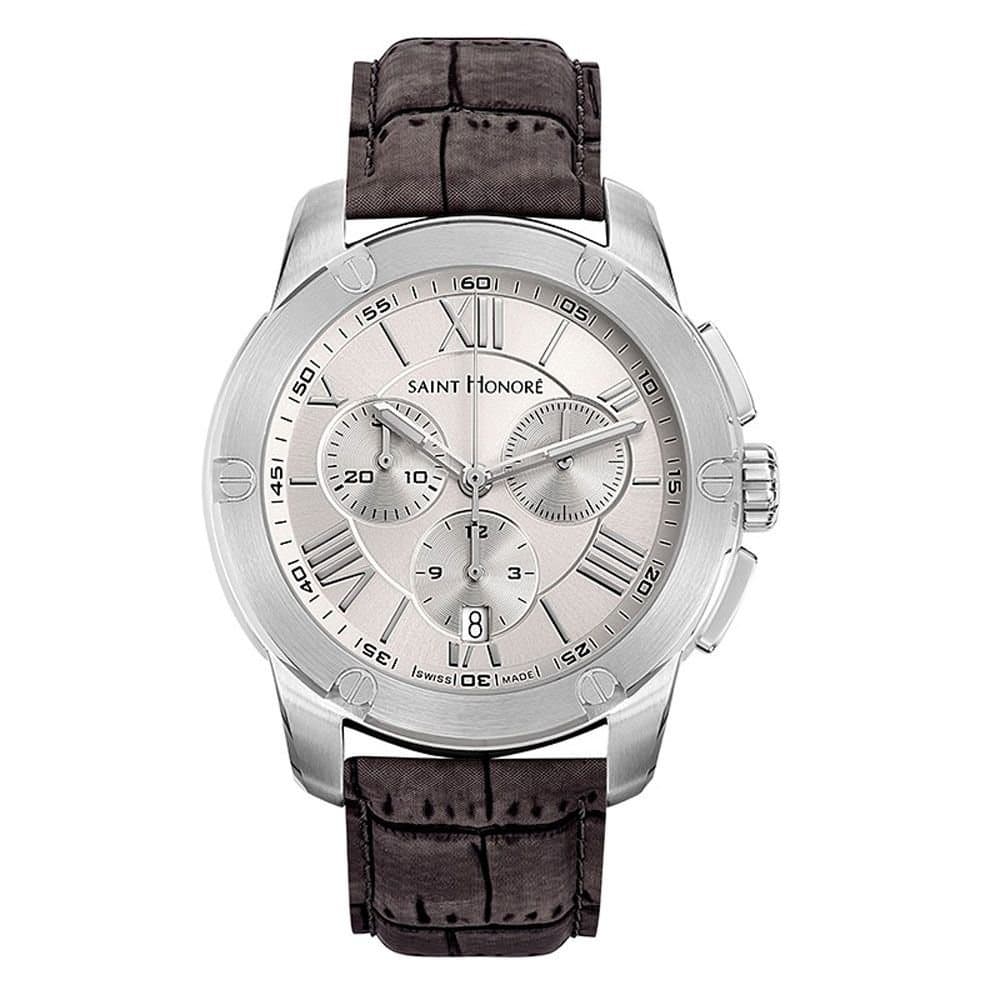 Saint Honoré Men's Analogue Quartz Watch with Leather Strap 8860301ARAN