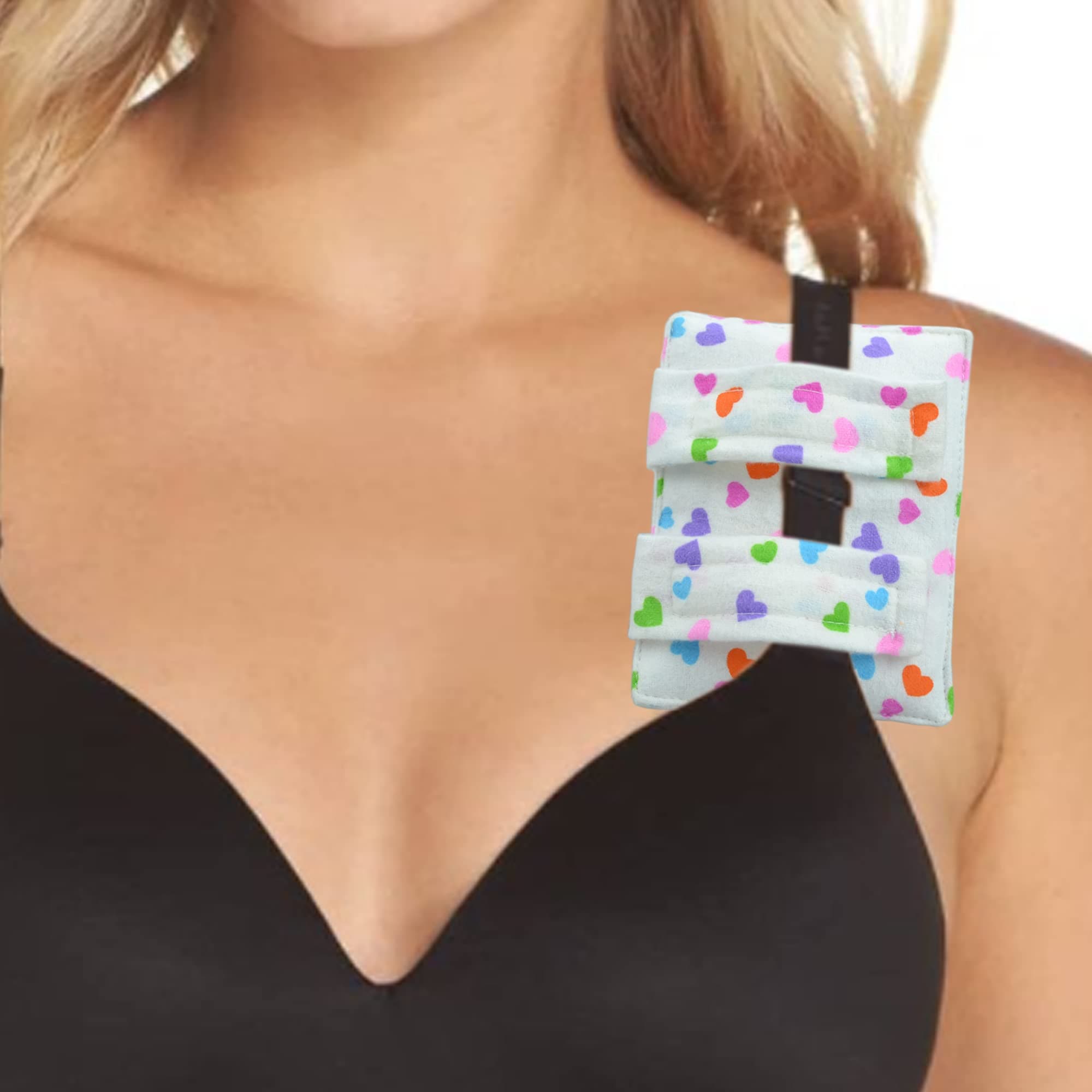 2 Pack Pacemaker Pillow Post Surgery Bra Strap Pad Protector for Chest Port Pacemaker Heart Surgery Recovery Support Cushion