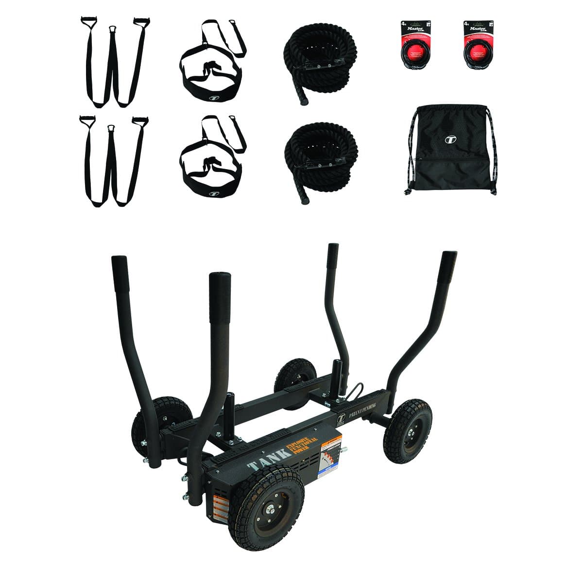 Torque Fitness TANK GT™ Heavy Duty All-Surface Sled Group Trainer, Multiple Levels for High Performance Resistance Training, Includes Accessory Kit