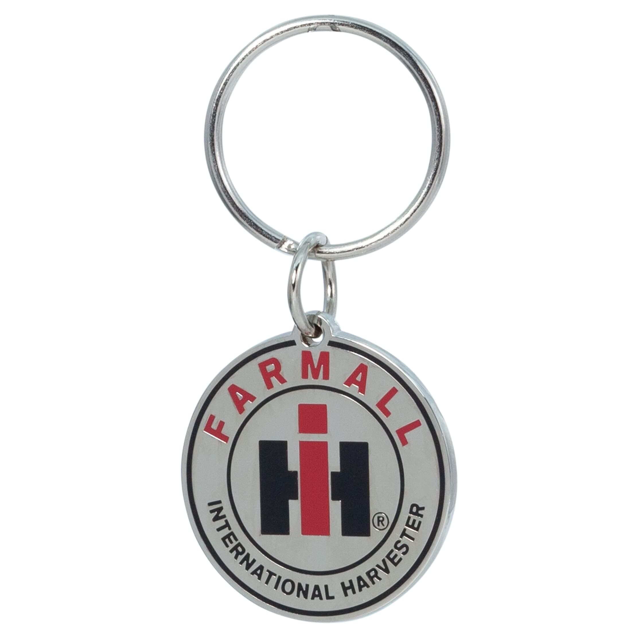 Plasticolor 004276R01 International Harvester Farmall Enamel Key Chain, 1 Pack, Chrome
