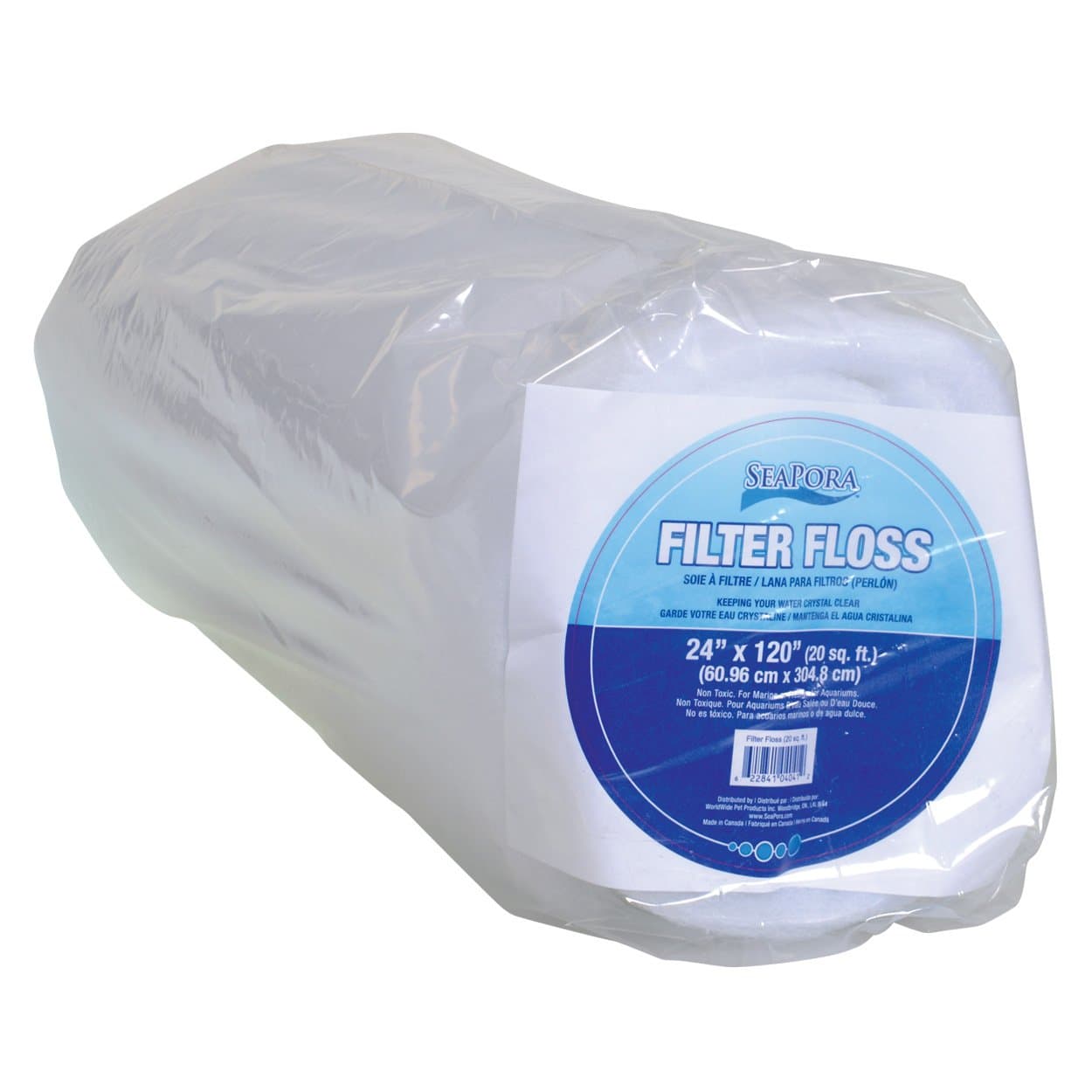 4041 Filter Floss Aquarium Filter Pad, 20 sq. ft./24" x 120"