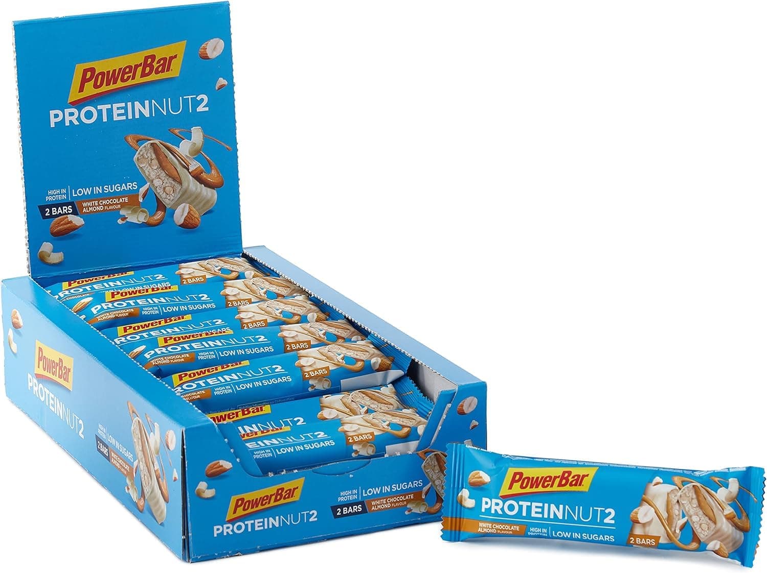 PowerBar Protein Nut2 Milk Chocolate Peanut- High Protein Low Sugar Bar