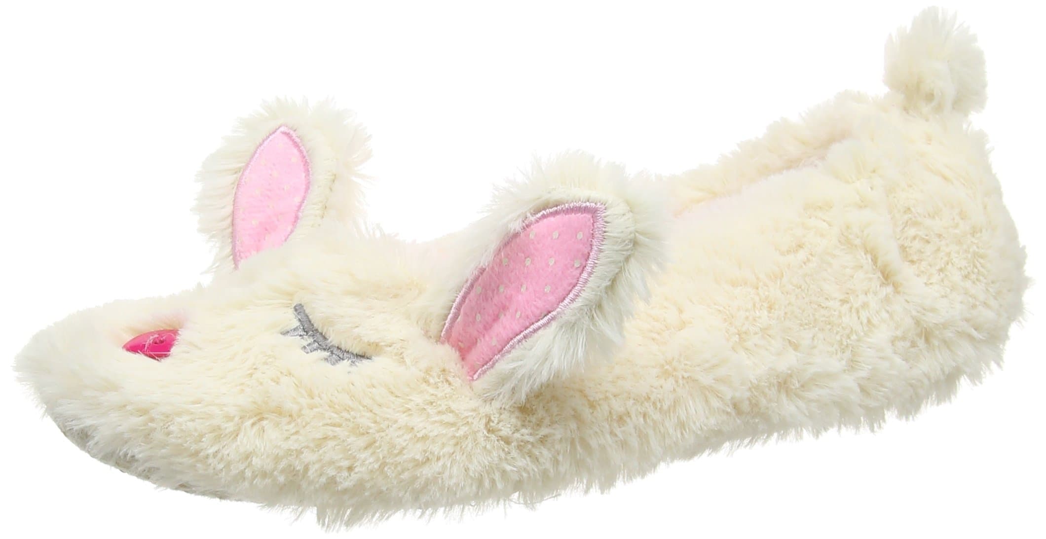 Eaze Women's Rabbit Ballerina Low-Top Slippers