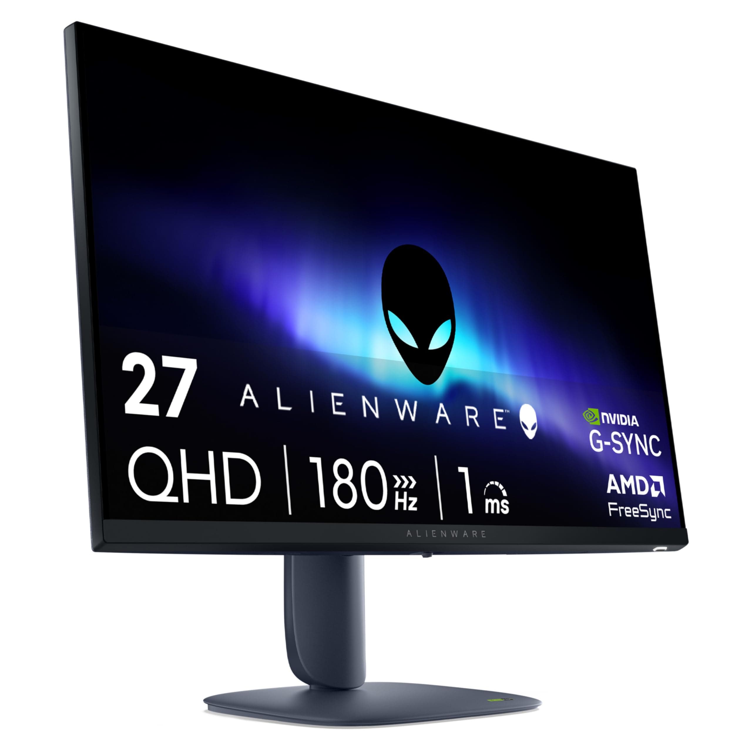 27 Gaming Monitor - AW2725DM - 27-inch QHD 180Hz 1ms Display, IPS, NVIDIA G-SYNC, AMD Freesync, VESA AdaptiveSync.