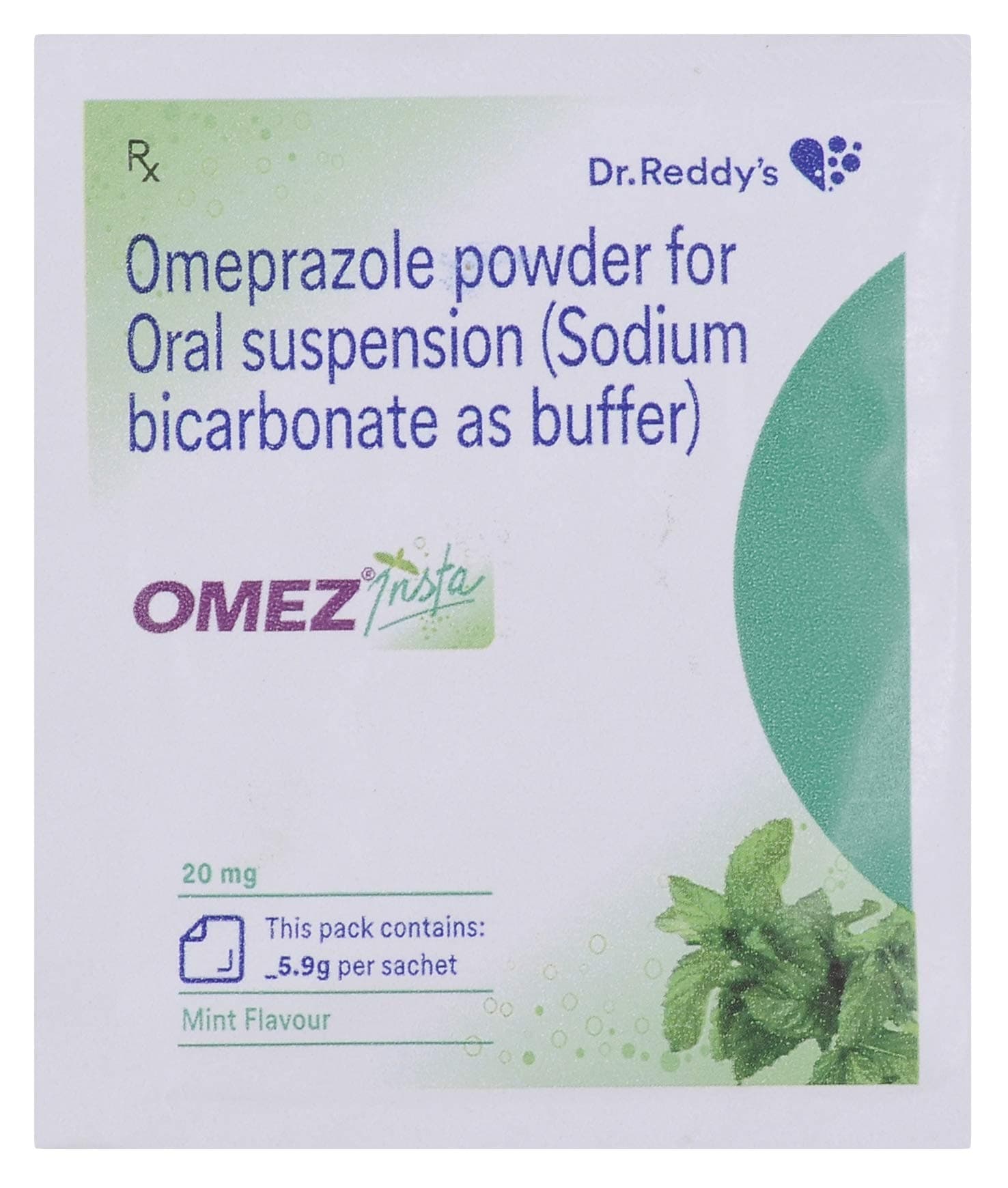 Omez Insta 20mg - Sachet of 5.9mg Powder