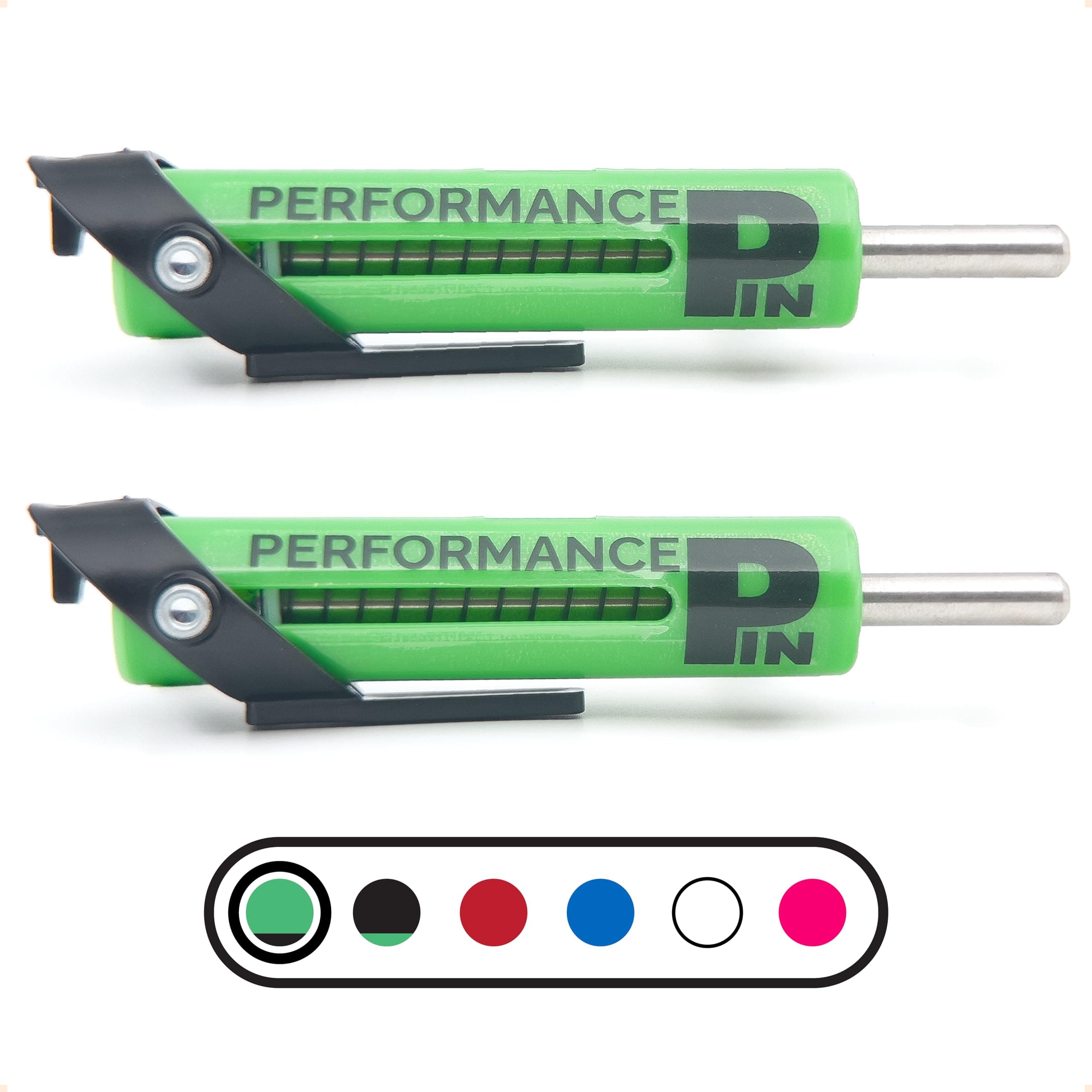 The Original Drop Set Pins for Gym | One More Rep with Weight Stack Pins | Instant Transition to Lower Weights for More Reps | Proudly MADE in AMERICA | 5/16" Pin | Green