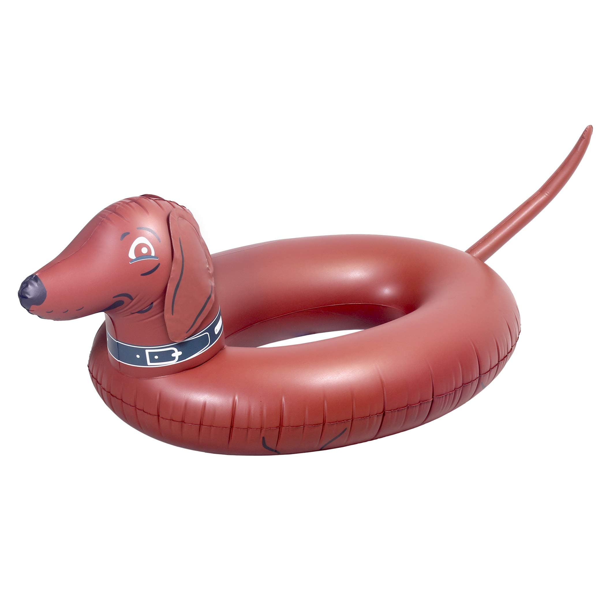 GoFloats Wiener Dog Party Tube Inflatable Raft, Float in Style (for Adults and Kids)