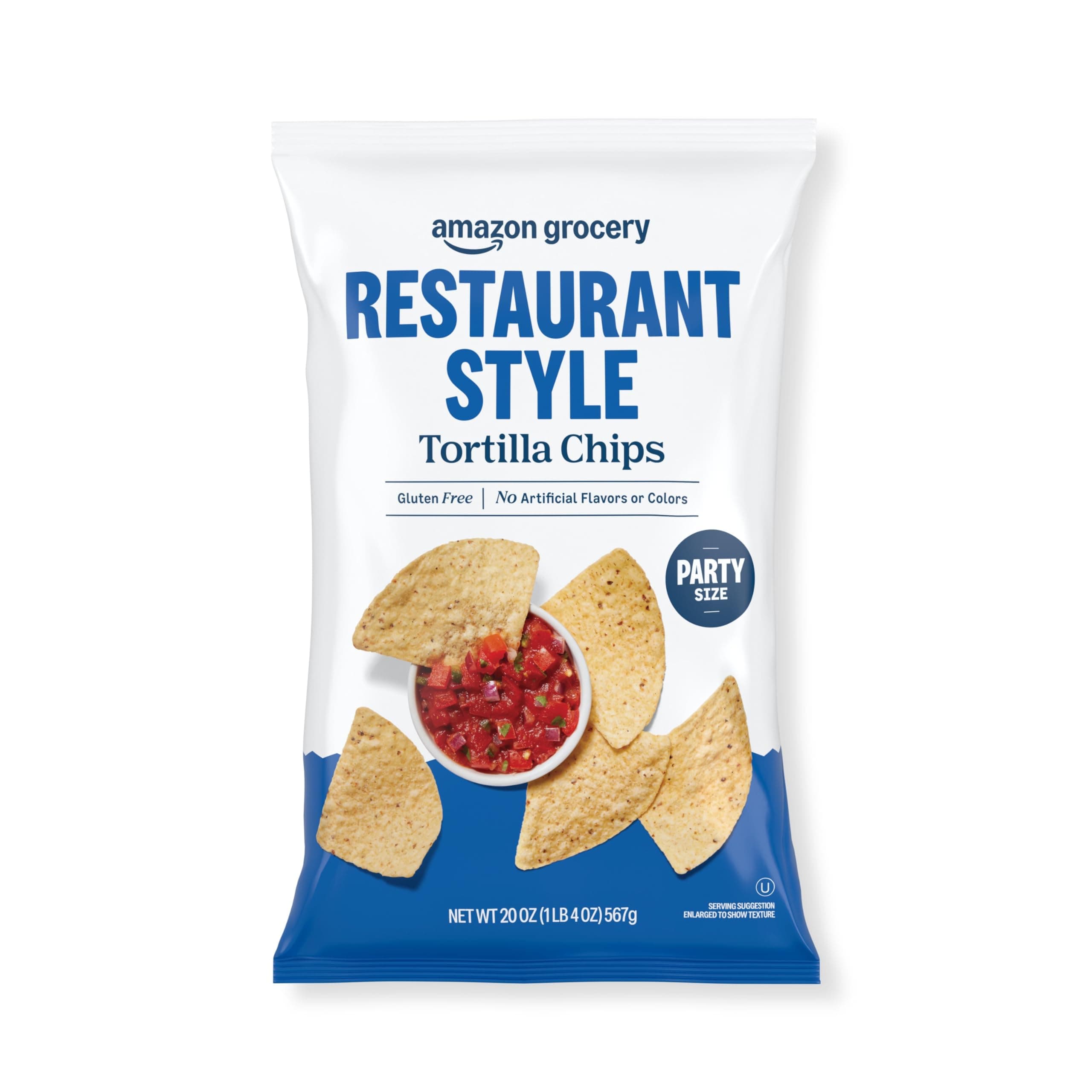 Amazon Grocery, Restaurant Style Tortilla Chips, 20 Oz