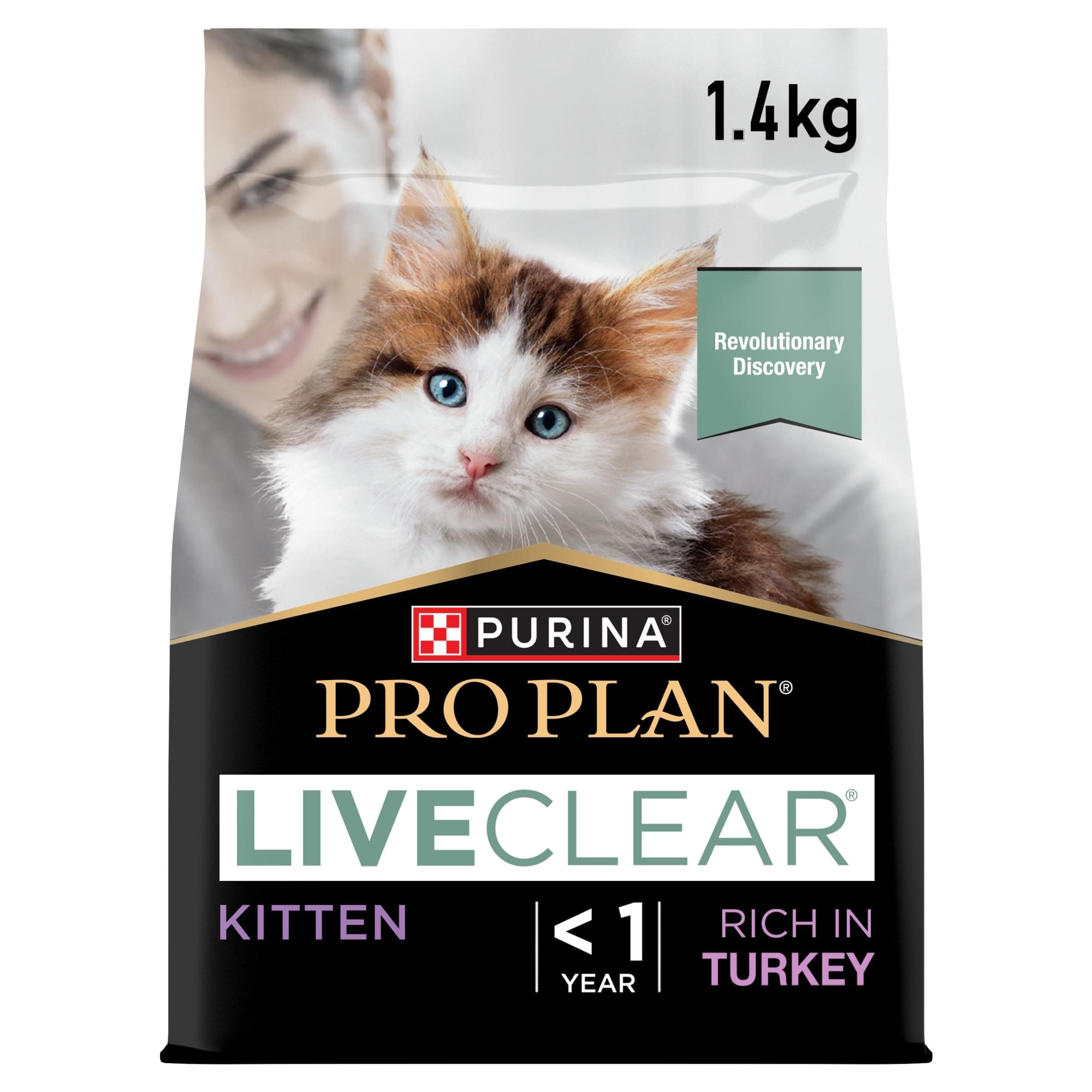 LIVECLEAR® Kitten 1-12M Rich in Turkey Dry Cat Food 1.4kg