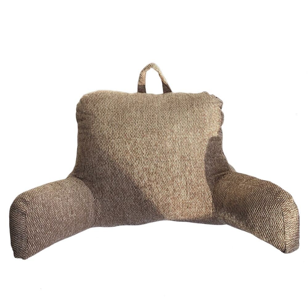 Eco Friendly Reading Pillow - Perfect for Adults, Teens, and Kids - Cushion for Pregnant Women - Lumbar, Coccyx Lower Back, Neck and Head Support - Made in America (BEIGE / GREEN)